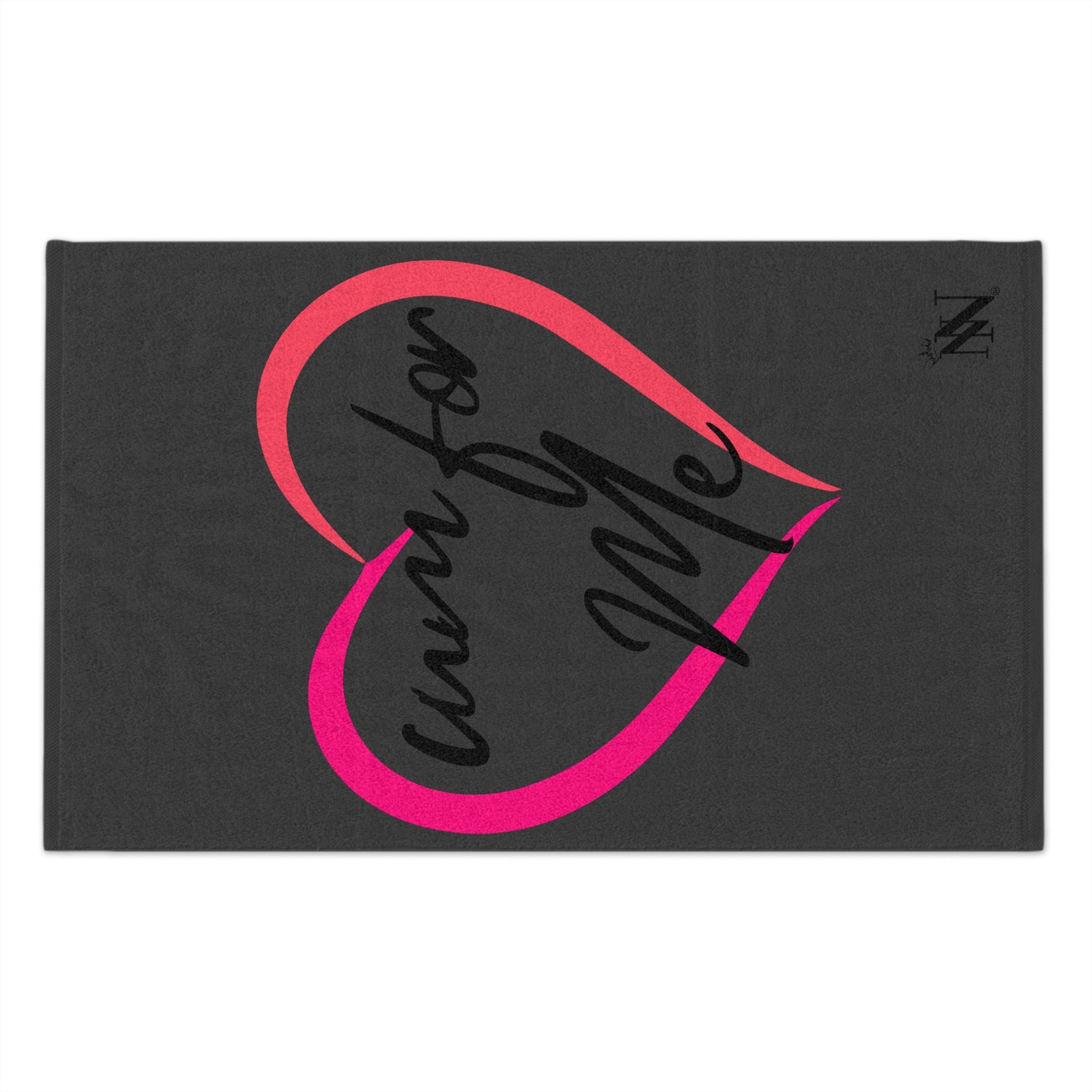 Cum for Me Dark Grey | Mix & Match Soft Fun-Flirty Lovers’ Towels