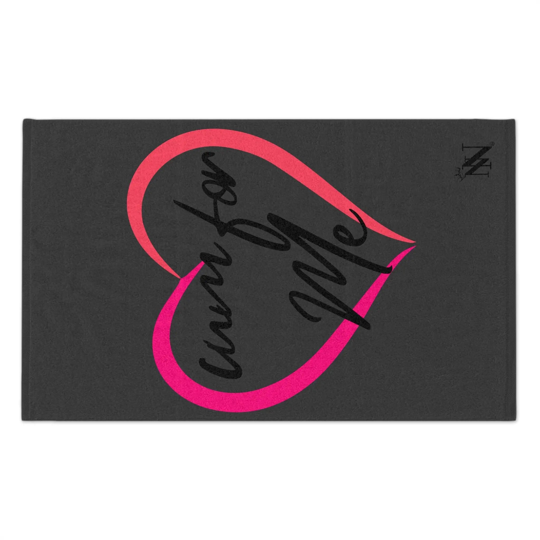 Cum for Me Dark Grey | Mix & Match Soft Fun-Flirty Lovers’ Towels