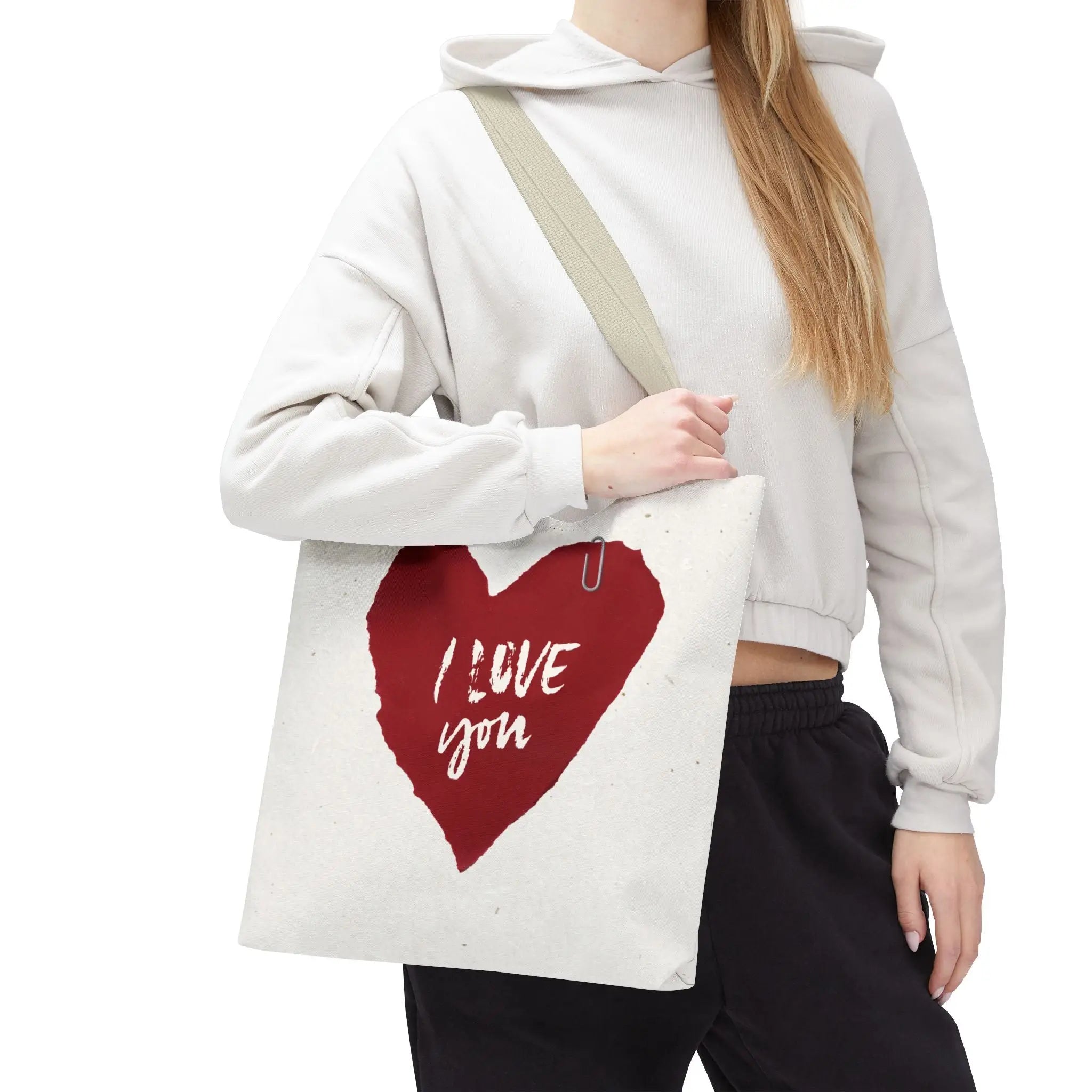 I Love You Paper Note Weekend Tote Bag