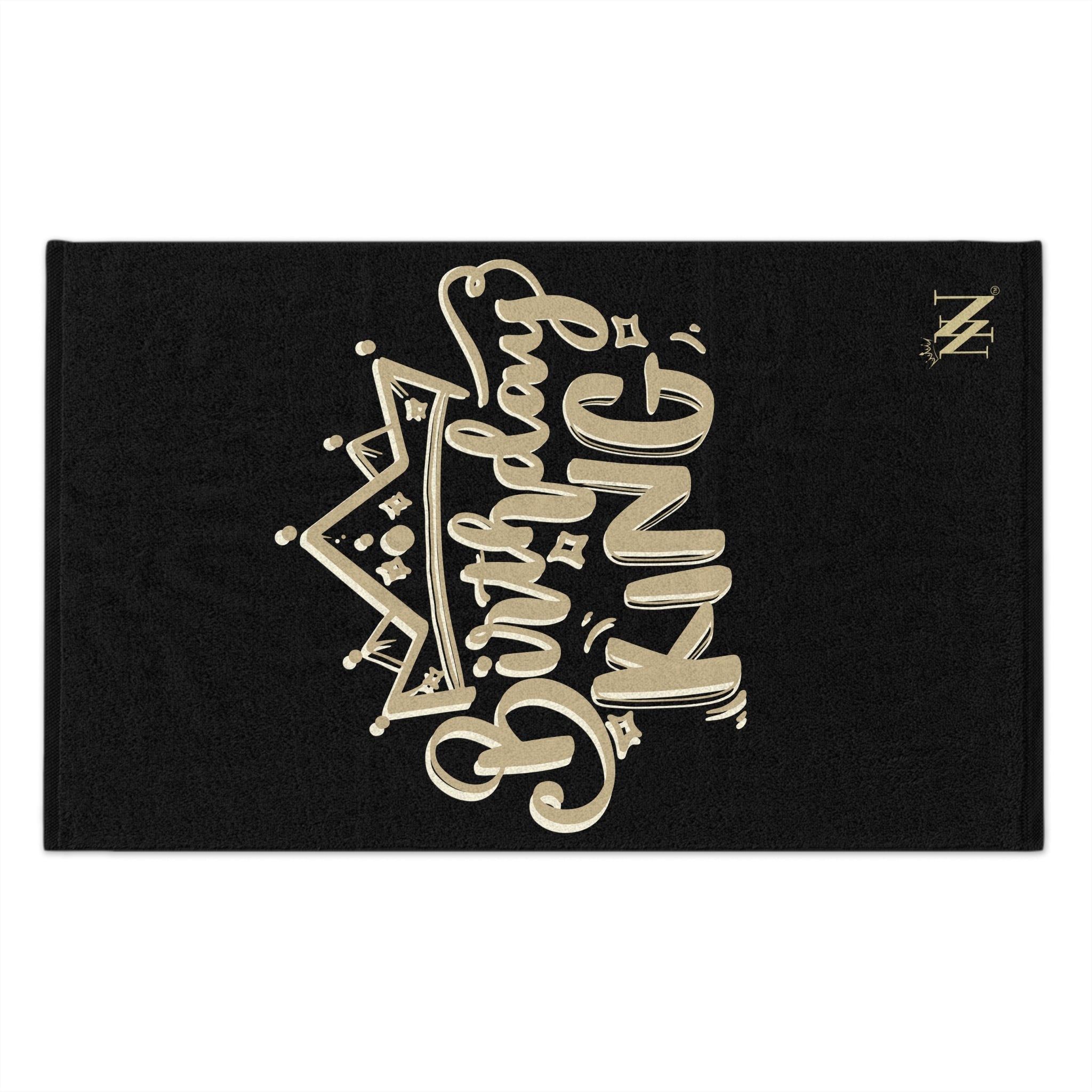 Gold Crown Birthday King | Mix & Match Soft Fun-Flirty Lovers’ Towels