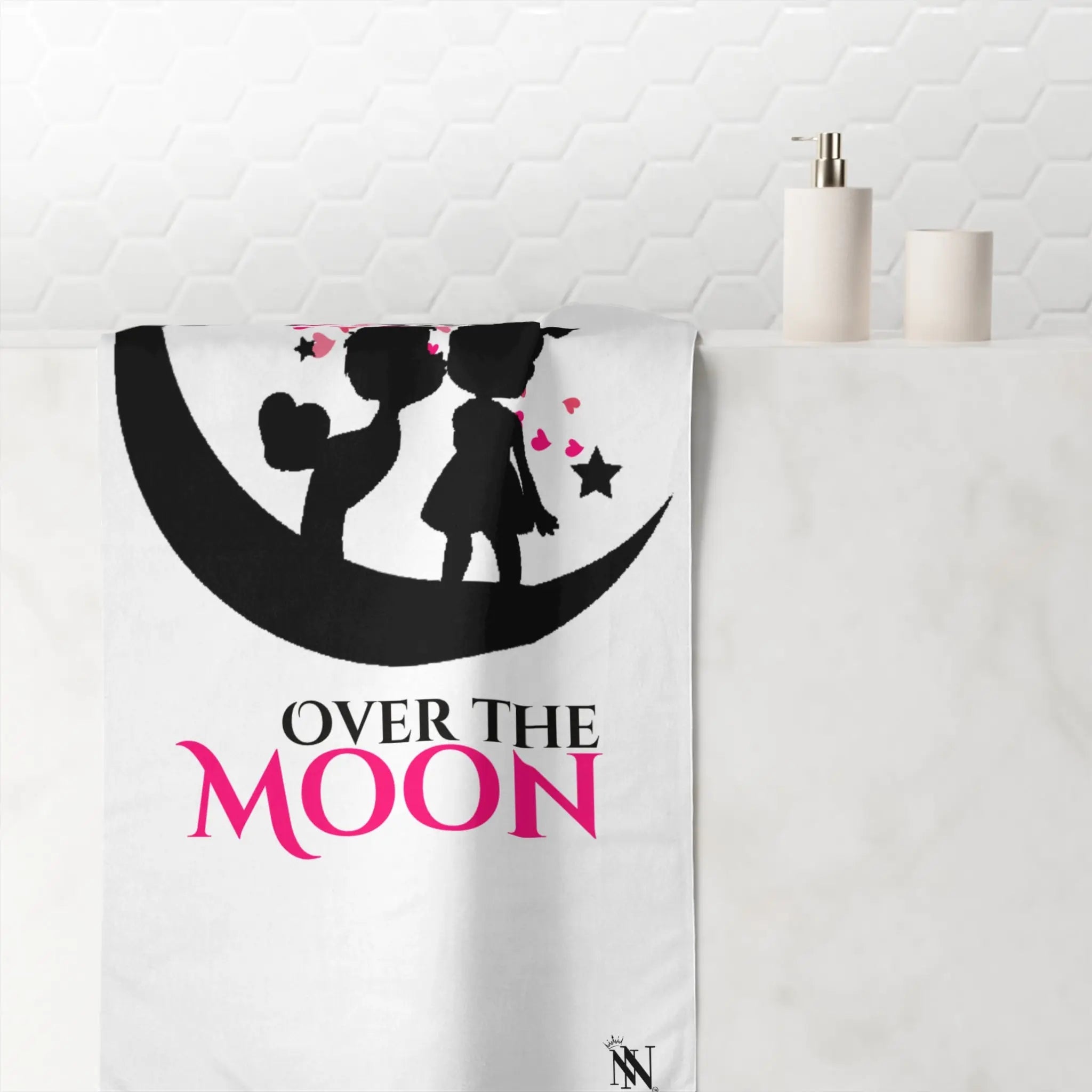 Over the Moon Big Ass Rimming Cum Towel