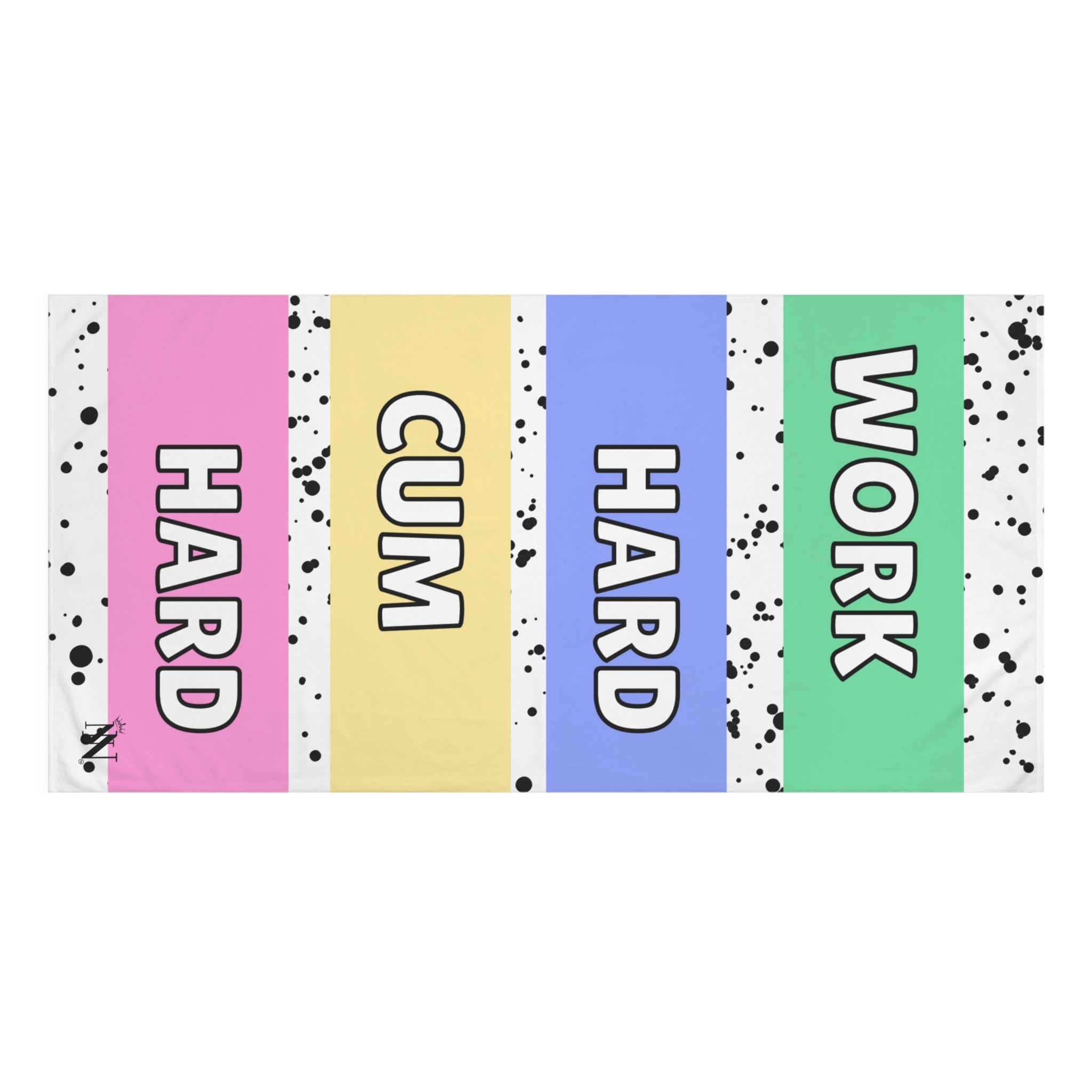 Work Hard Cum Hard | Mix & Match XL Fun-Flirty Lovers’ Towels