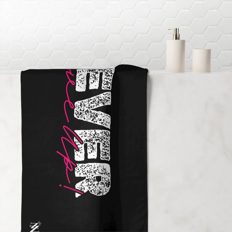 Never Give Up | Mix & Match XL Fun-Flirty Lovers’ Towels