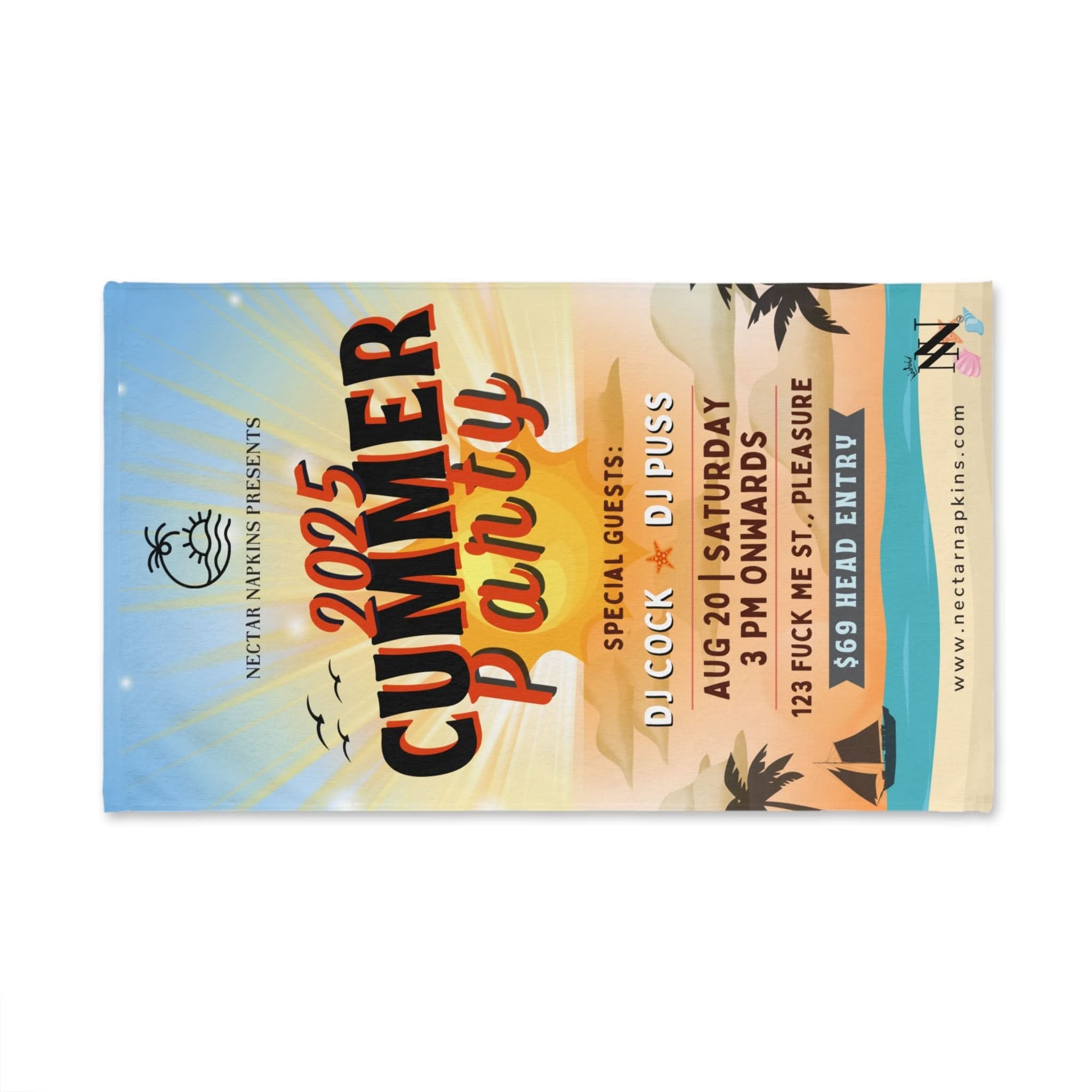 2025 Cummer Party | Mix & Match Original Fun-Flirty Lovers’ Towels