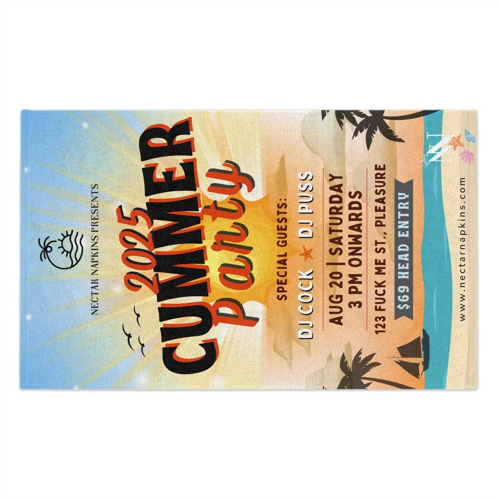 2025 Cummer Party | Mix & Match Soft Fun-Flirty Lovers’ Towels