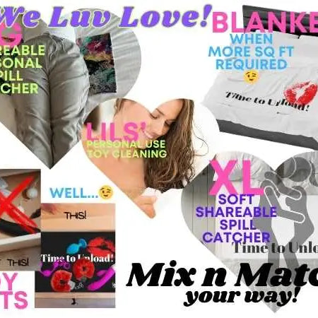 Fucking Crazy | Mix & Match Lils’ Fun-Flirty Lovers’ Towels