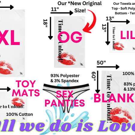 Literally WTF? | Mix & Match Lils’ Fun-Flirty Lovers’ Towels