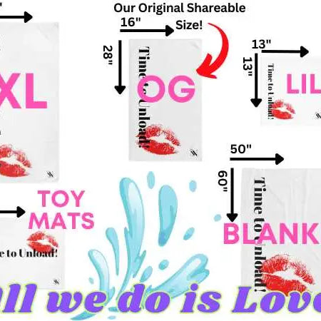 Dripping Romance | Mix & Match Original Fun-Flirty Lovers’ Towels
