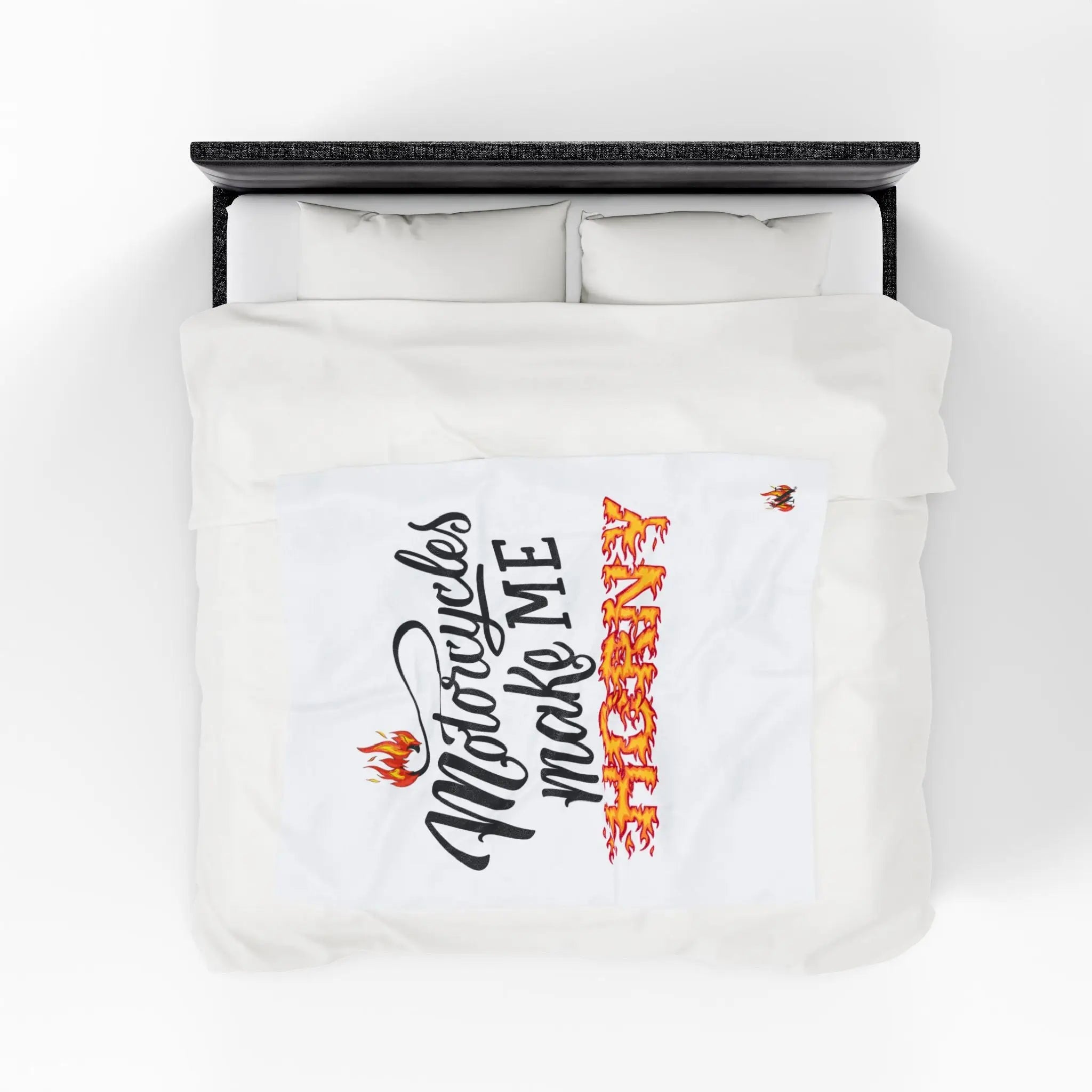 Motorcycles Make Me Horny | Mix & Match Fun-Flirty Lovers’ Blankets