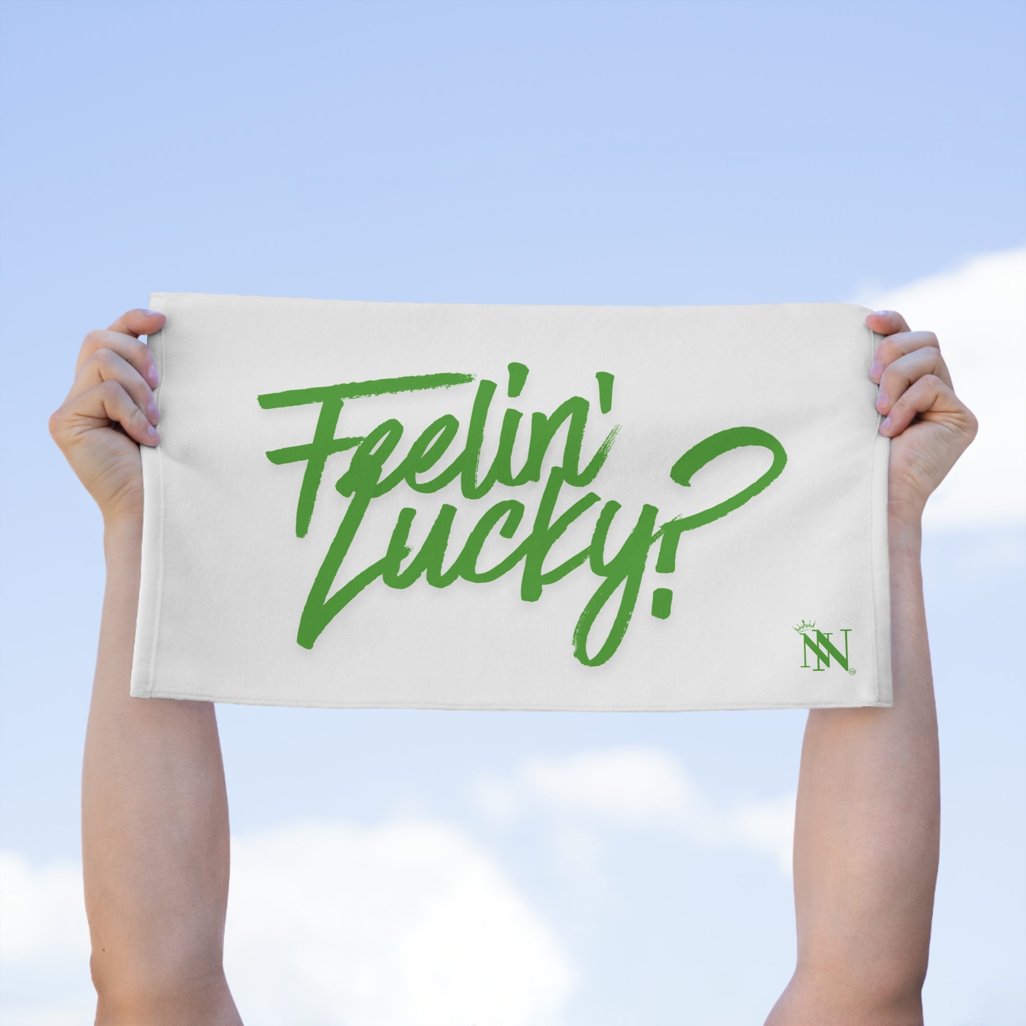 Feelin’ Lucky Irish Green | Mix & Match Soft Fun-Flirty Lovers’ Towels