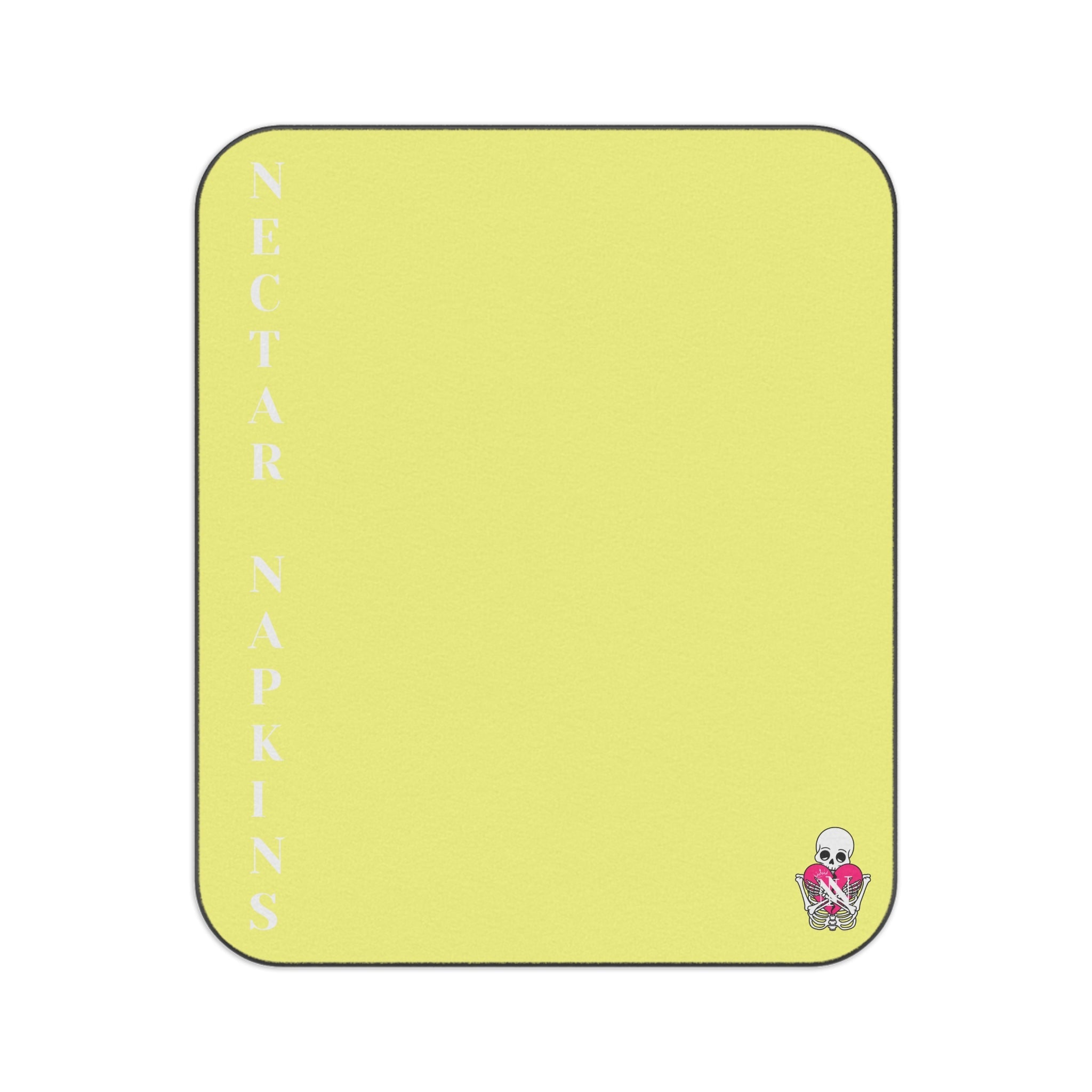 Nectar Napkins Brand Light Yellow Water-Resistant Sex Blanket