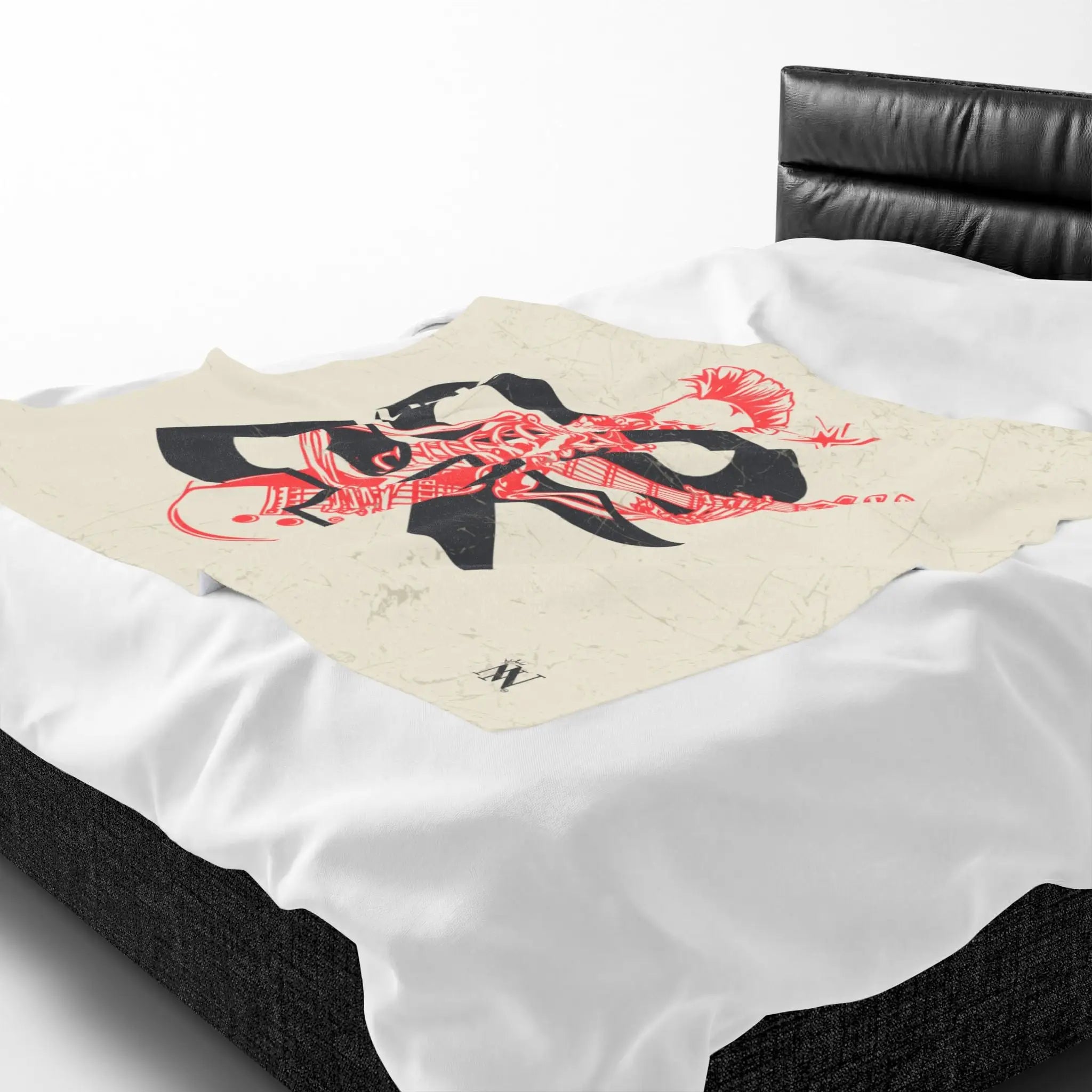Lick Cock Skull Rocker Blanket