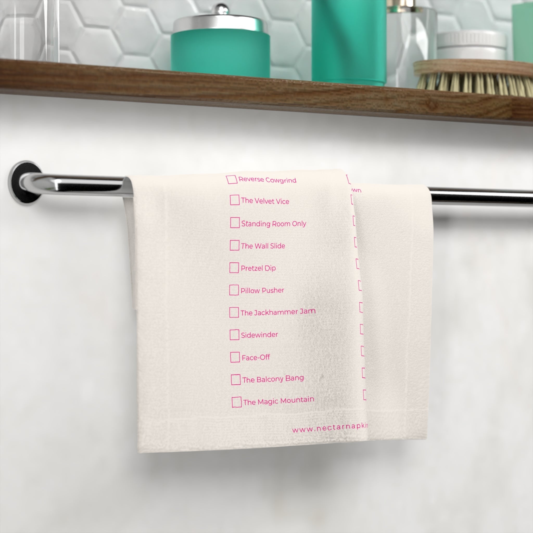 Orgasm Bucket List | Mix & Match Lils’ Fun-Flirty Lovers’ Towels
