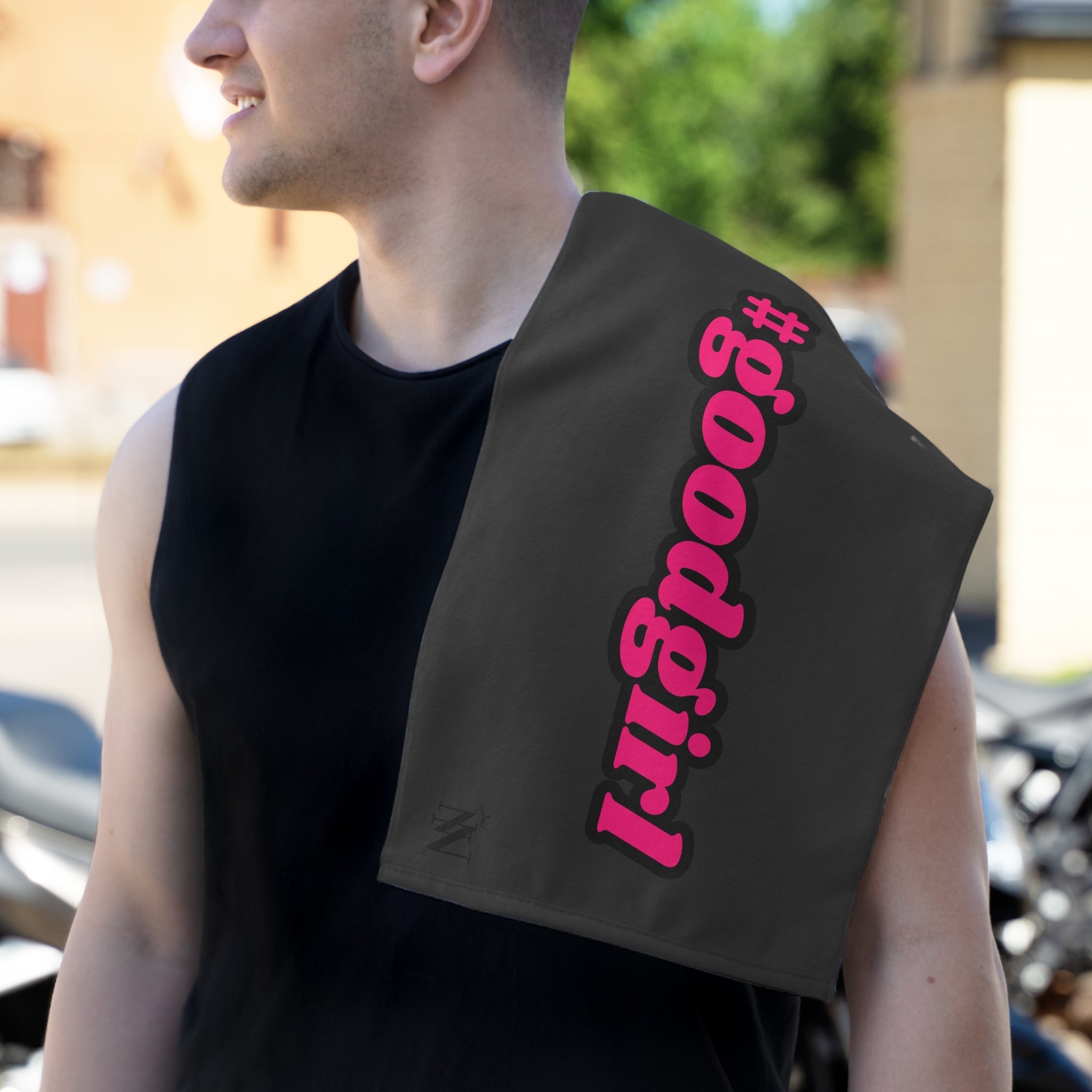 #goodgirl Dark Grey | Mix & Match Soft Fun-Flirty Lovers’ Towels