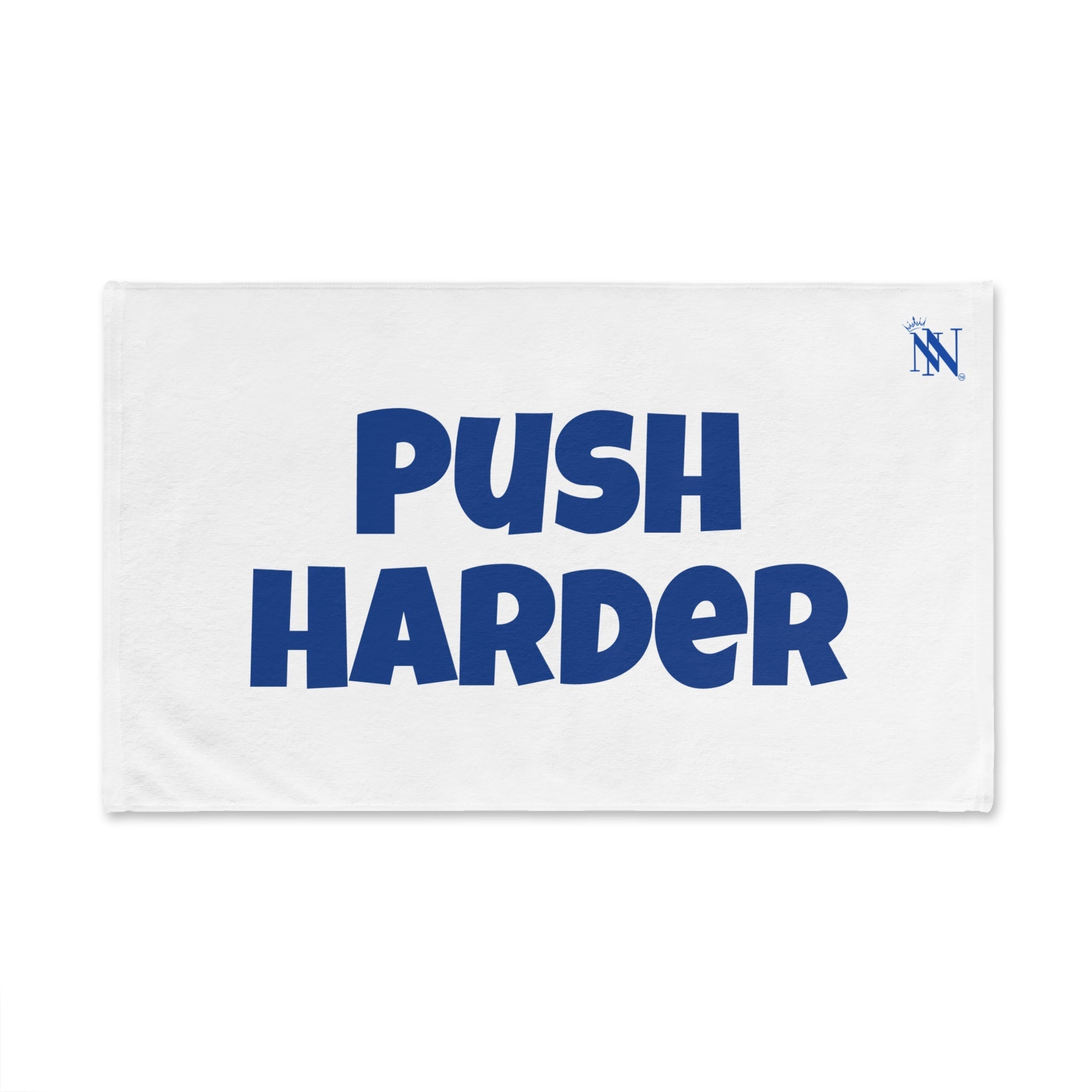 Push Harder Blue | Mix & Match Original Fun-Flirty Lovers’ Towels