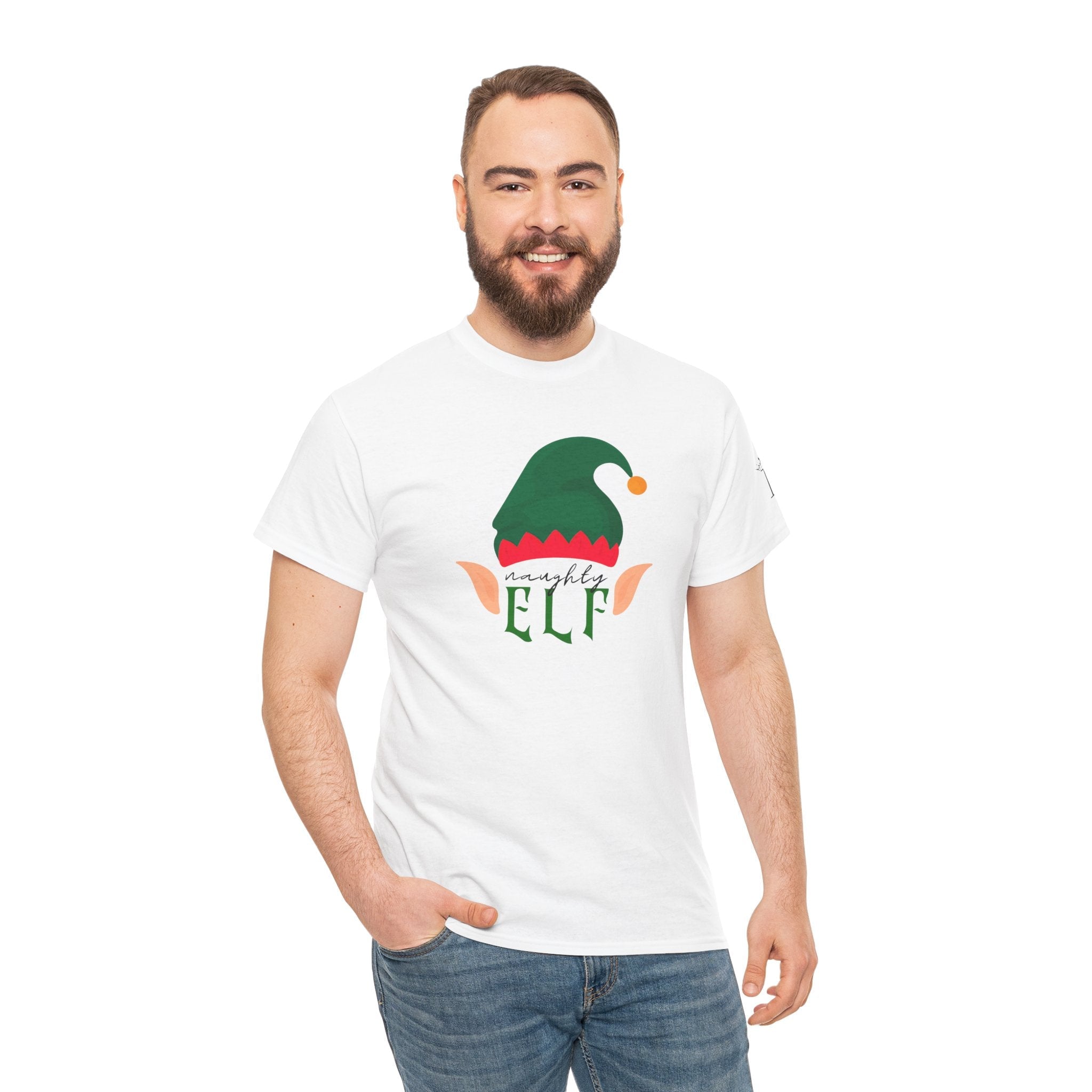 Naughty Elf | Mix & Match 100% Cotton Unisex Fun-Flirty Lovers’ Tees