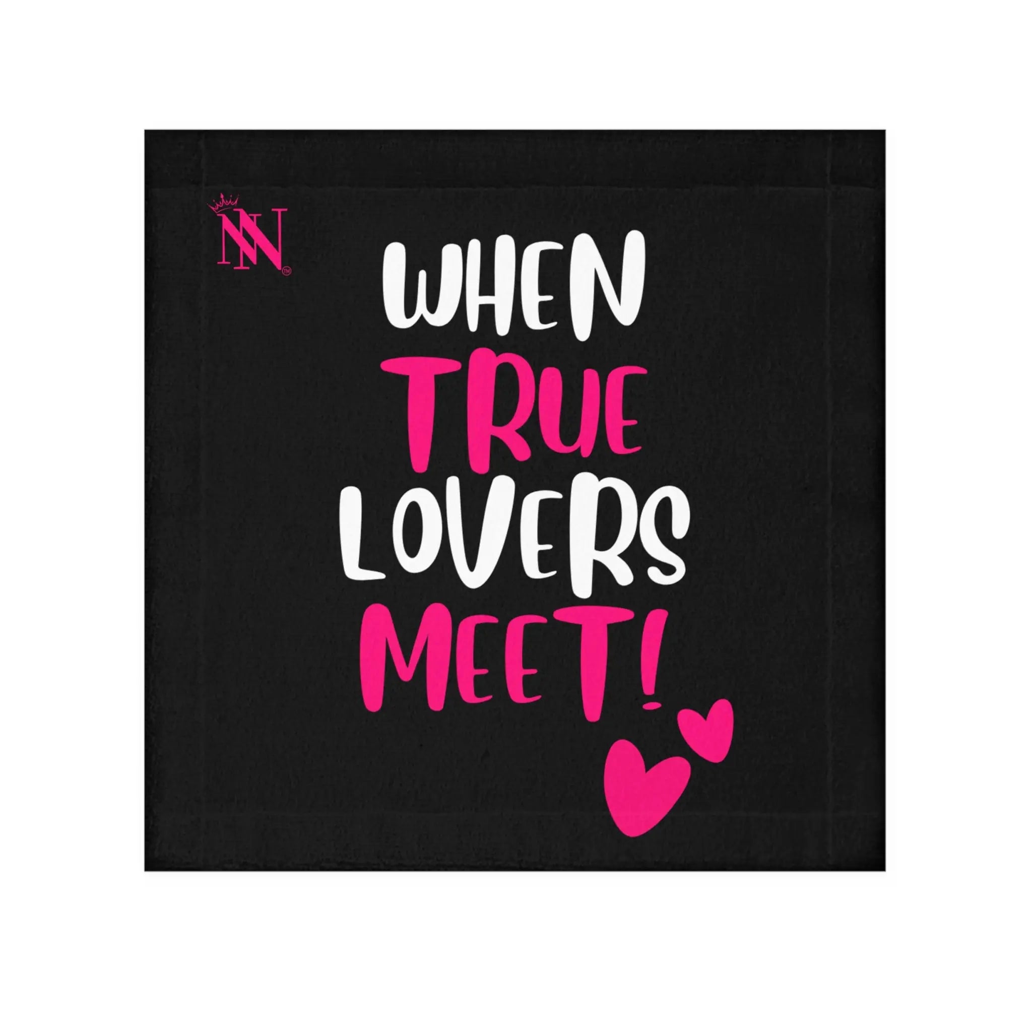 When True Lovers Meet | Nectar Napkins Lils’ Fun-Flirty Lovers’ Towels