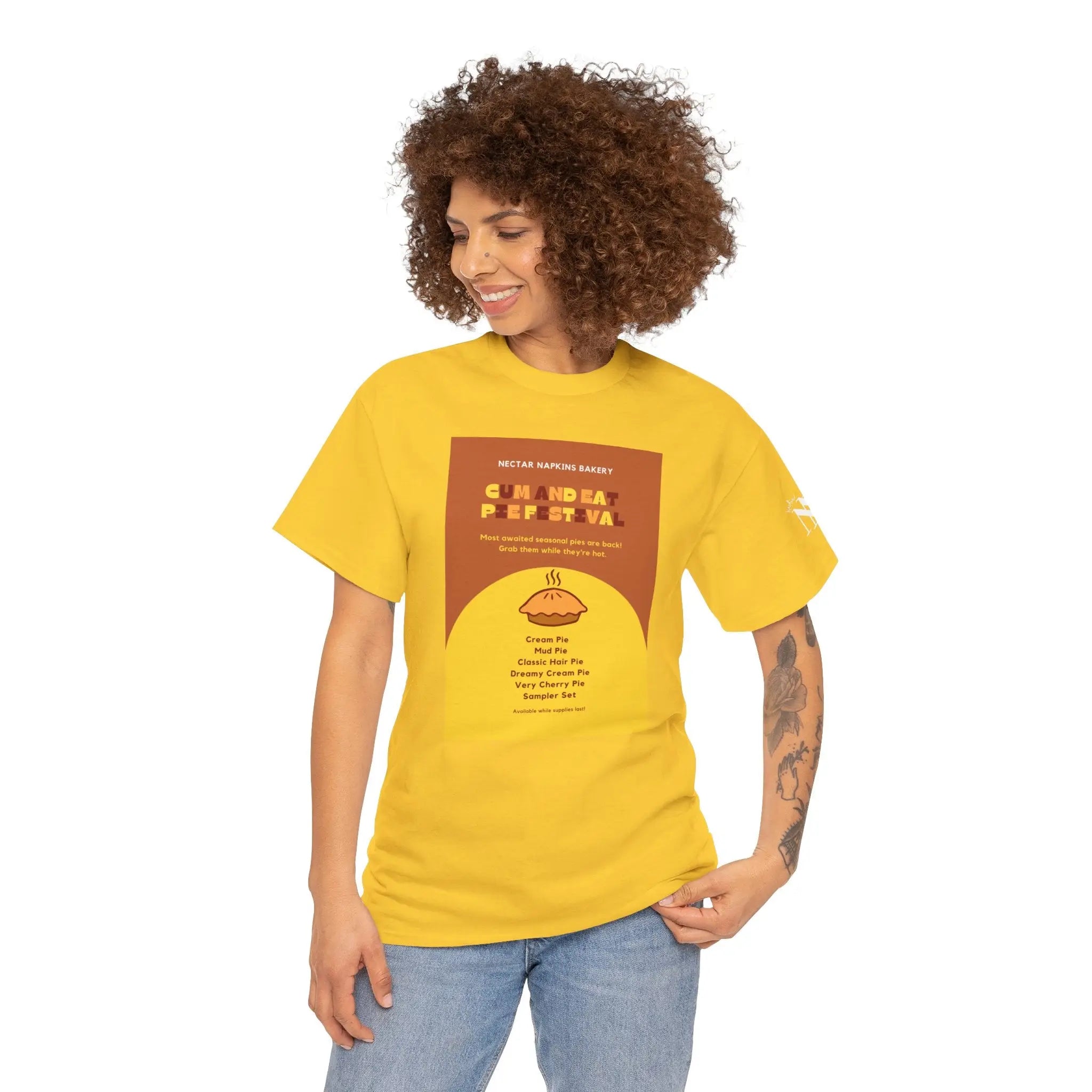 Cum Eat Pie Festival | Mix & Match 100% Cotton Unisex Fun-Flirty Lovers’ Tees