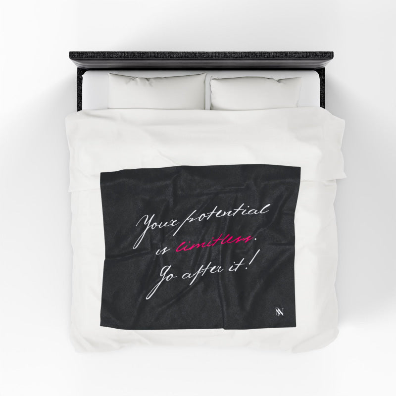 Your Potential is Limitless | Mix & Match Soft Fun-Flirty Lovers’ Blankets