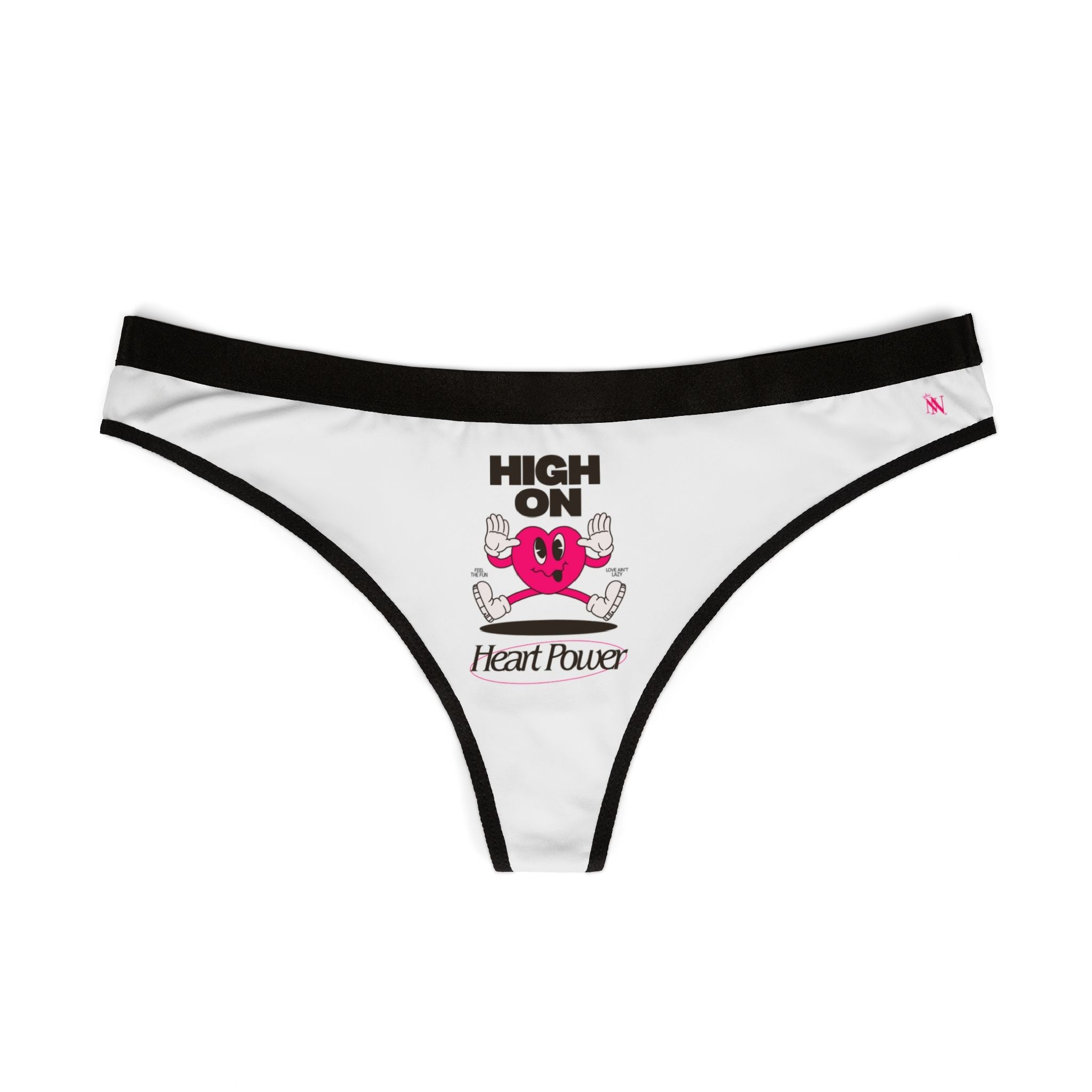 High on Heart Power | Mix & Match Women’s Fun-Flirty Lovers’ Thongs