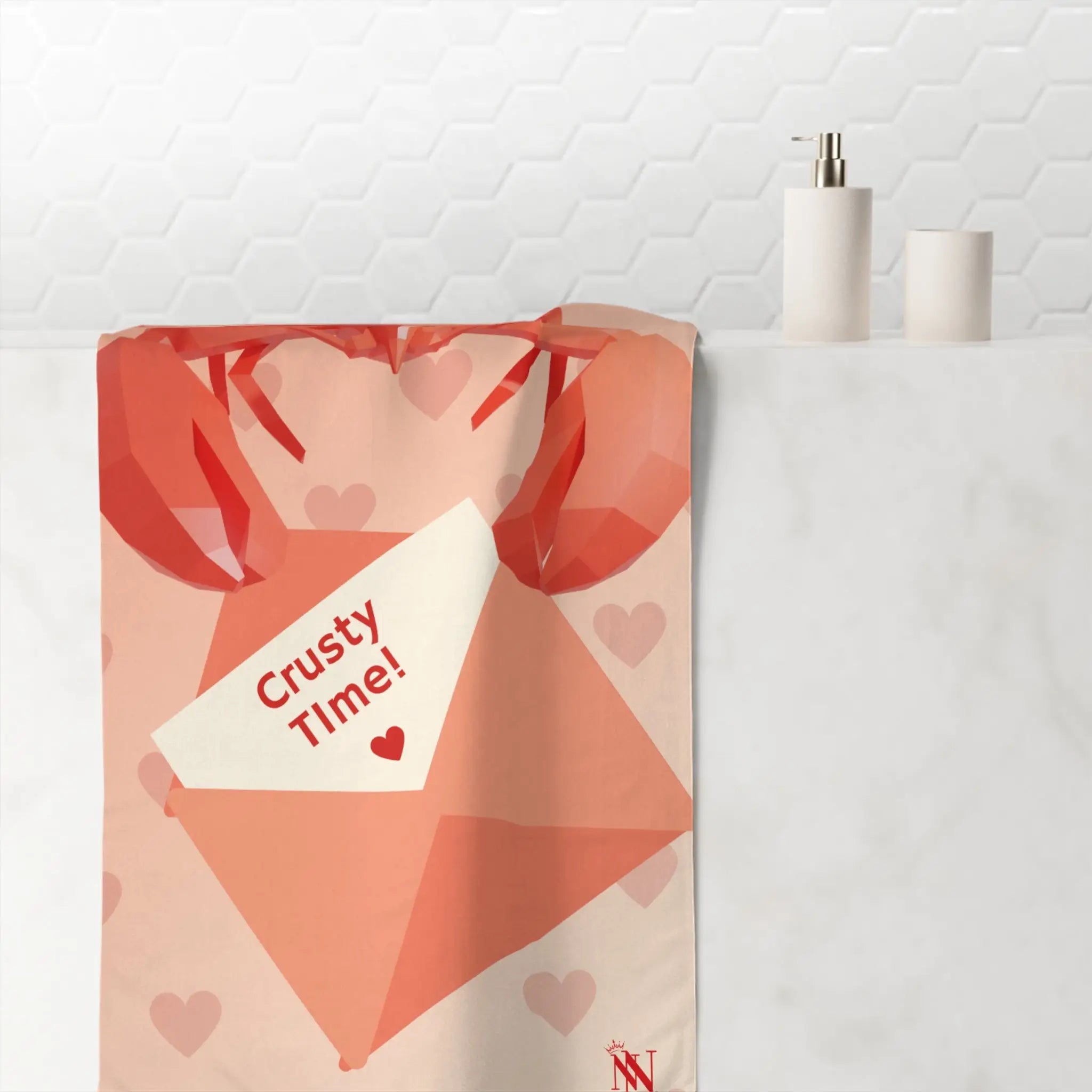 Crusty Time! | Mix & Match XL Fun-Flirty Lovers’ Towels