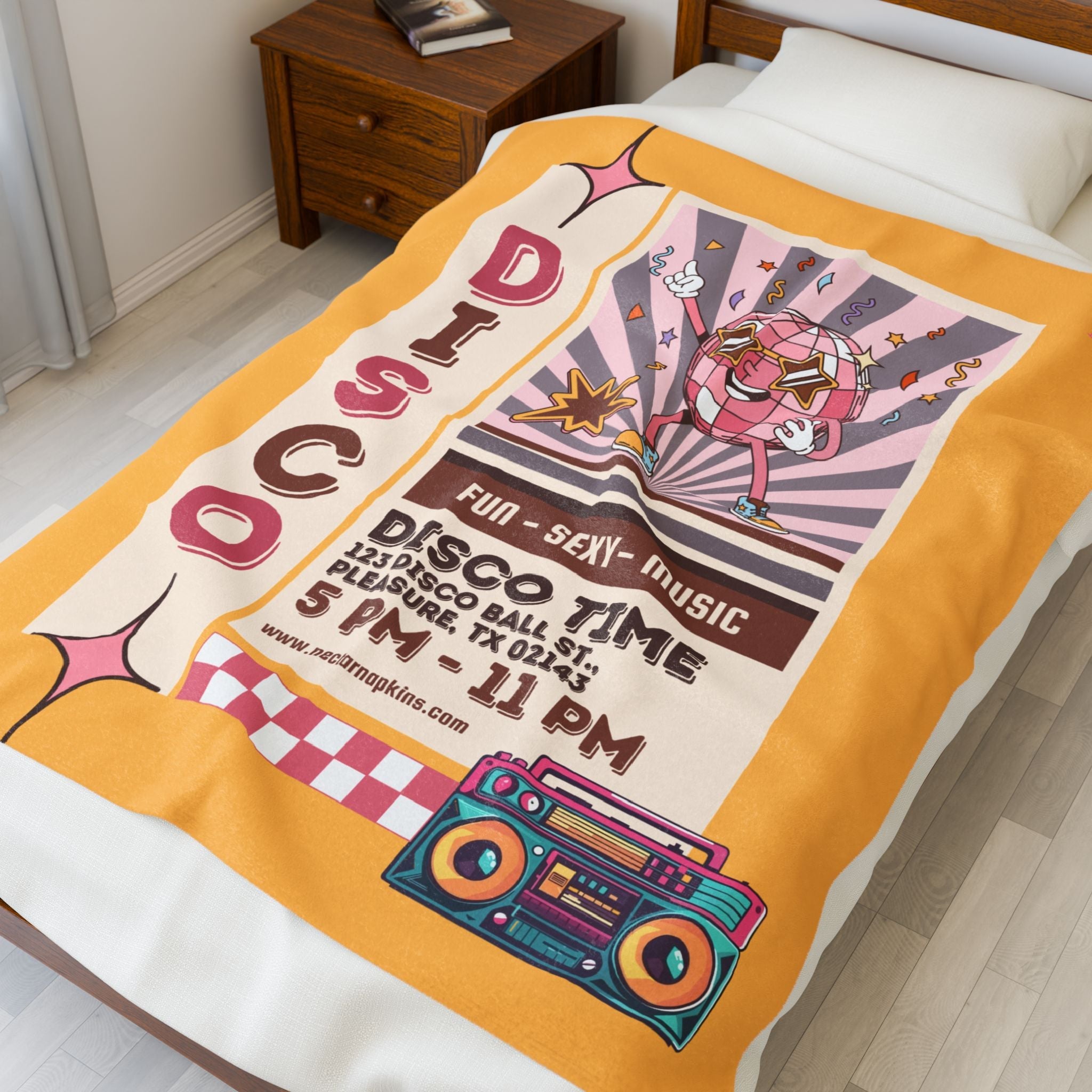 Disco | Mix & Match Velveteen Fun-Flirty Lovers’ Blankets