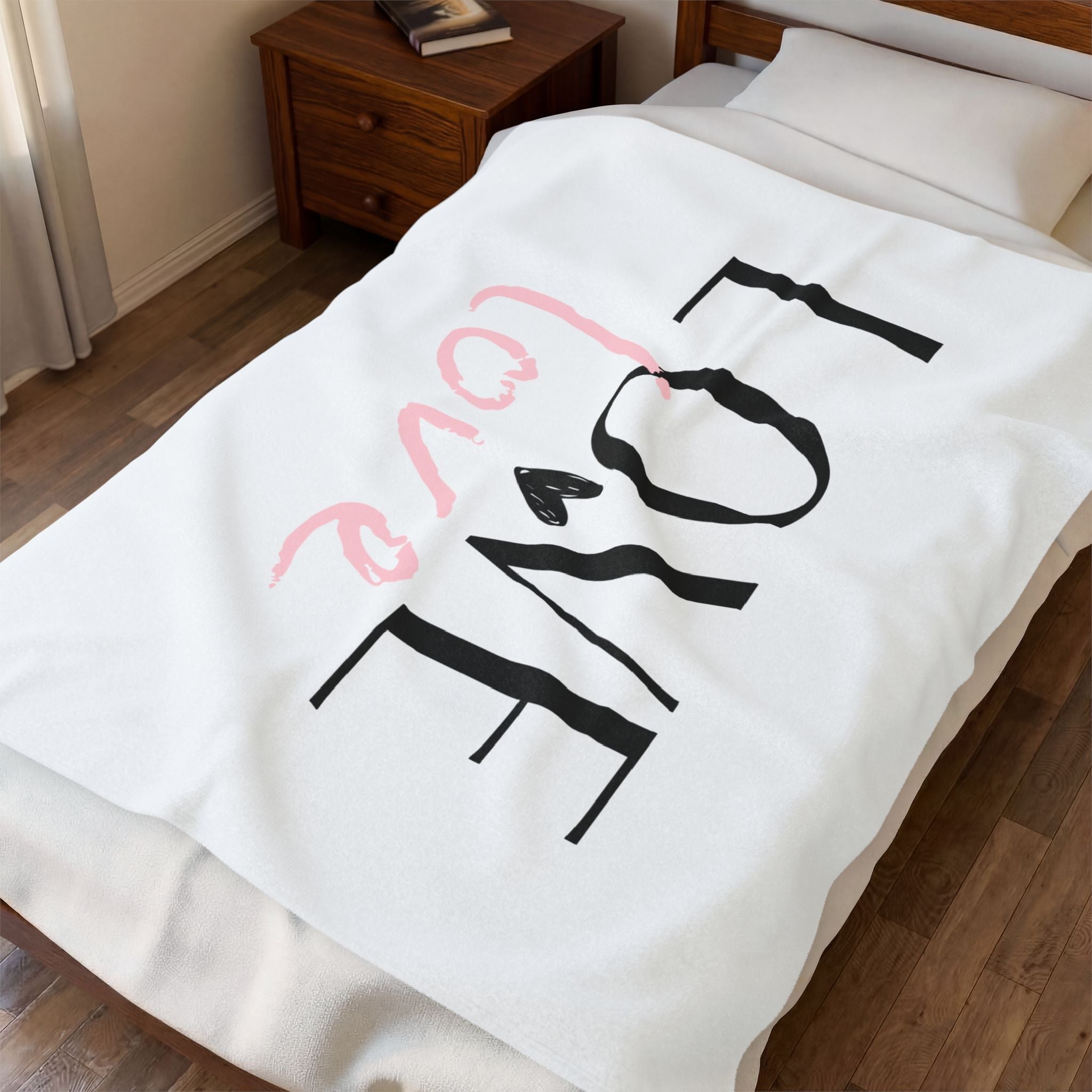 Love Love Romantic Gifts Silky Soft Love Blanket