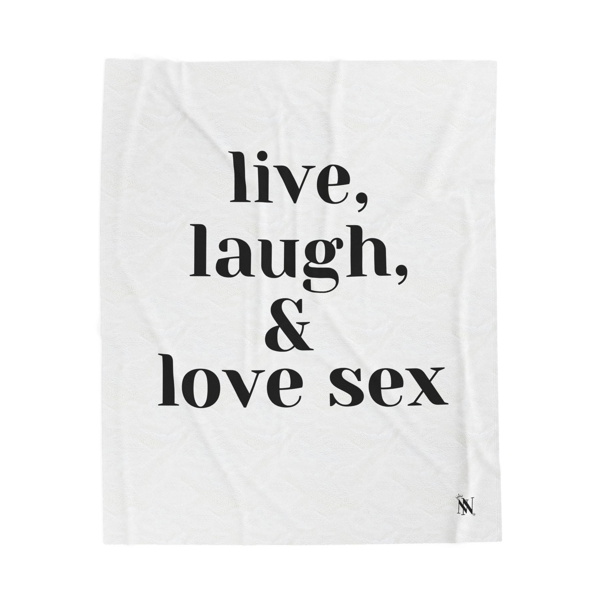 Live Laugh & Love Sex | Mix & Match Fun-Flirty Lovers’ Blankets