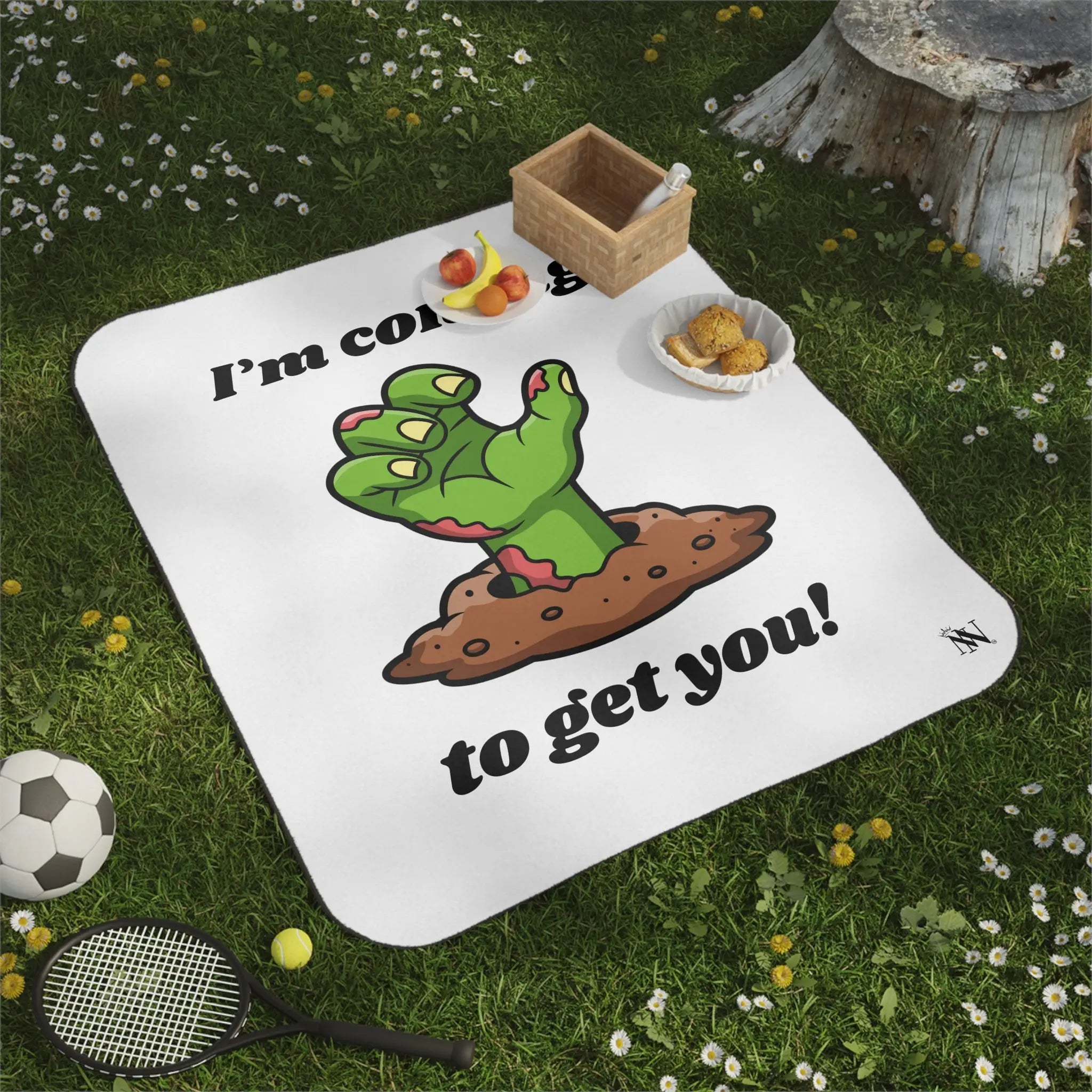 I’m Coming to Get You Monster | Mix Match Fun-Flirty Lovers’ Water-Resistant Blankets