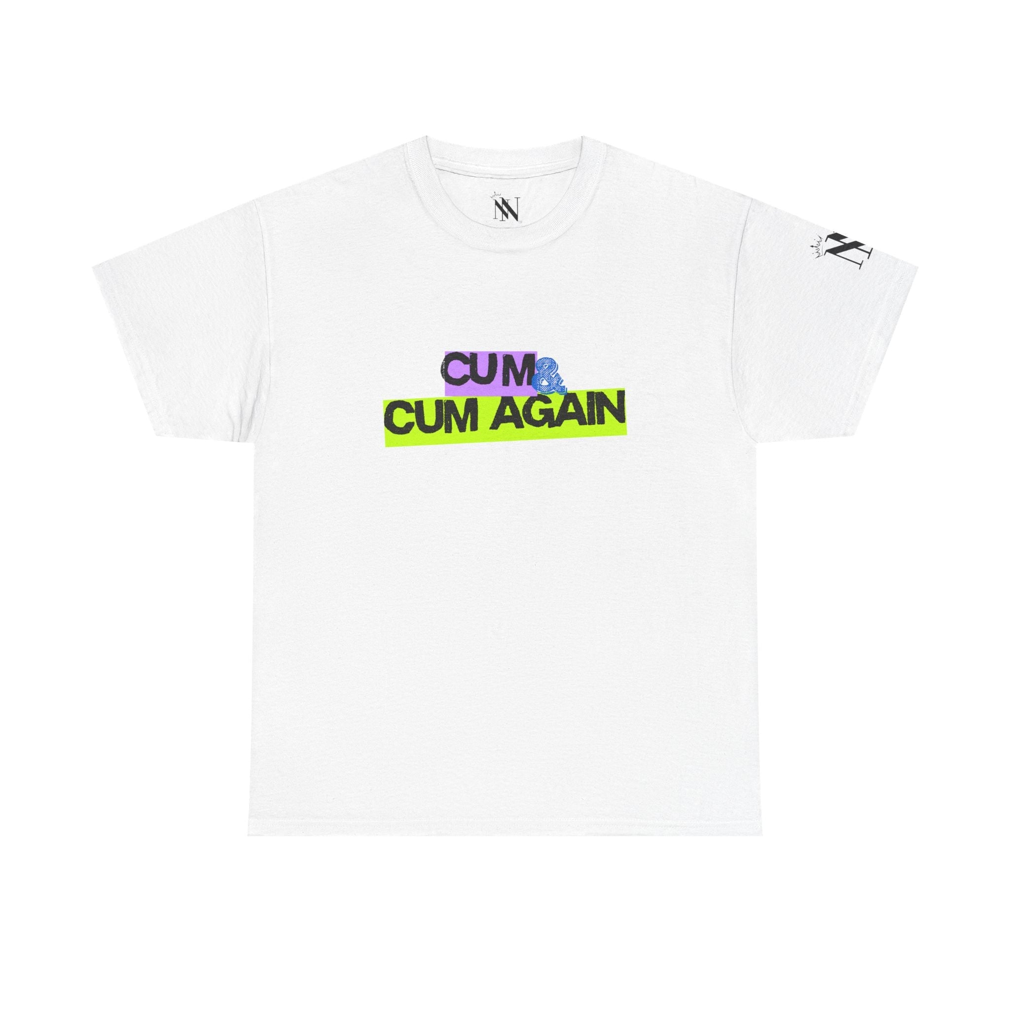 Cum & Cum Again | Mix & Match Cotton Unisex Fun-Flirty Lovers’ T-Shirts