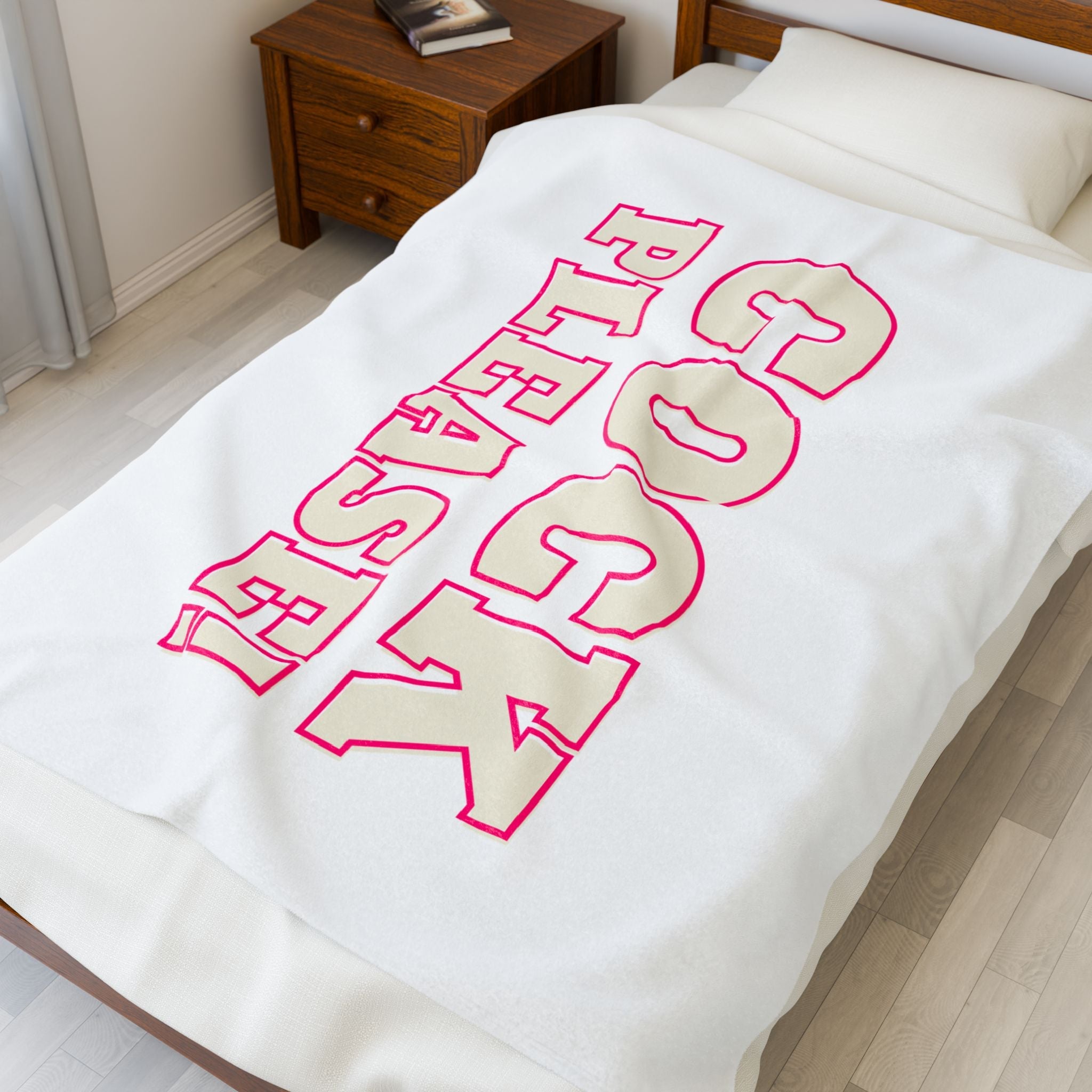 Pink Cock Please! | Mix & Match Soft Fun-Flirty Lovers’ Blankets
