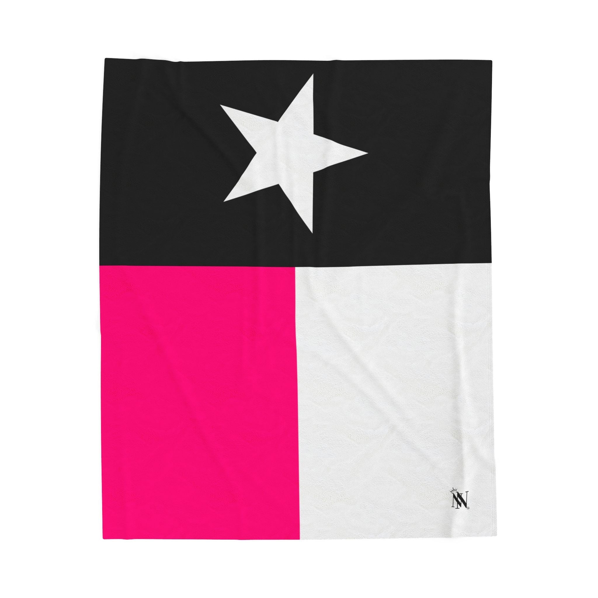 Signature Pink & Black Texas Flag Romantic Sex Gifts Blanket