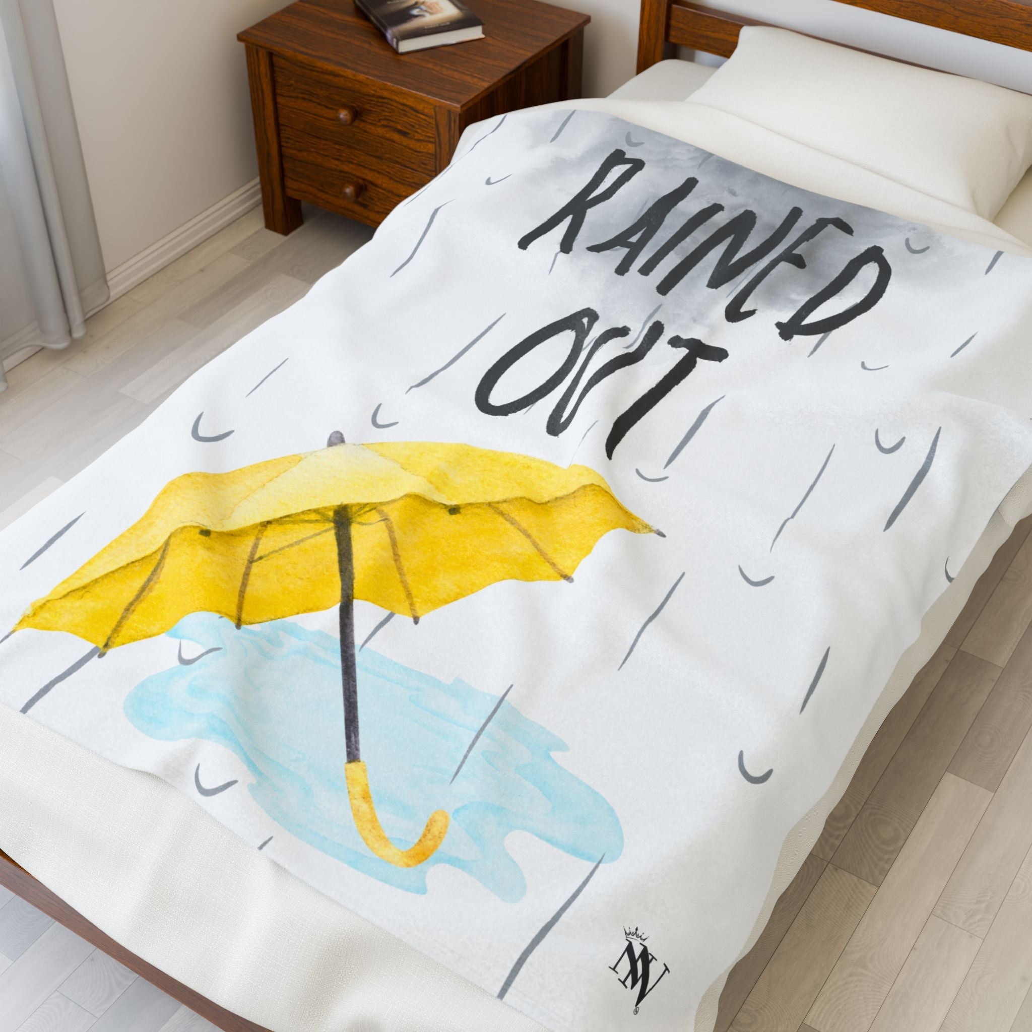 Rained Out | Mix & Match Velveteen Fun-Flirty Lovers’ Blankets