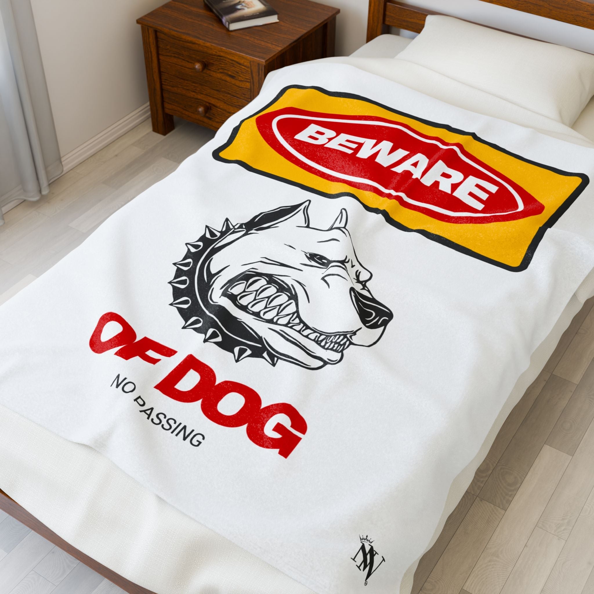 Beware of Dog | Mix & Match Soft Fun-Flirty Lovers’ Blankets