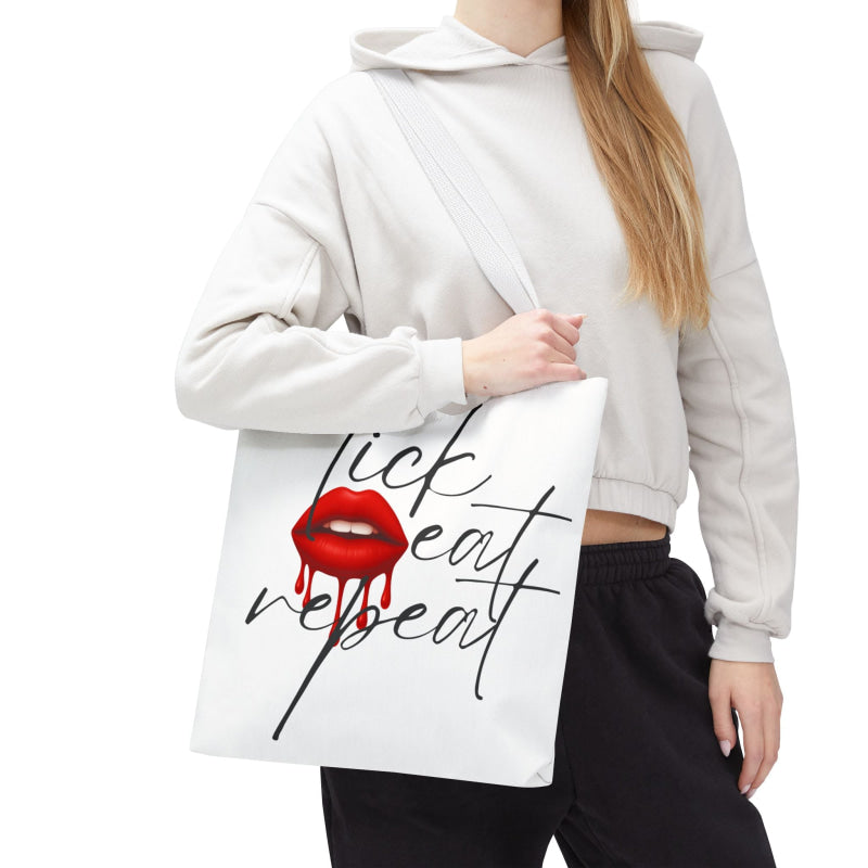 Lick Eat Repeat | Mix & Match Fun-Flirty Lovers’ Totes