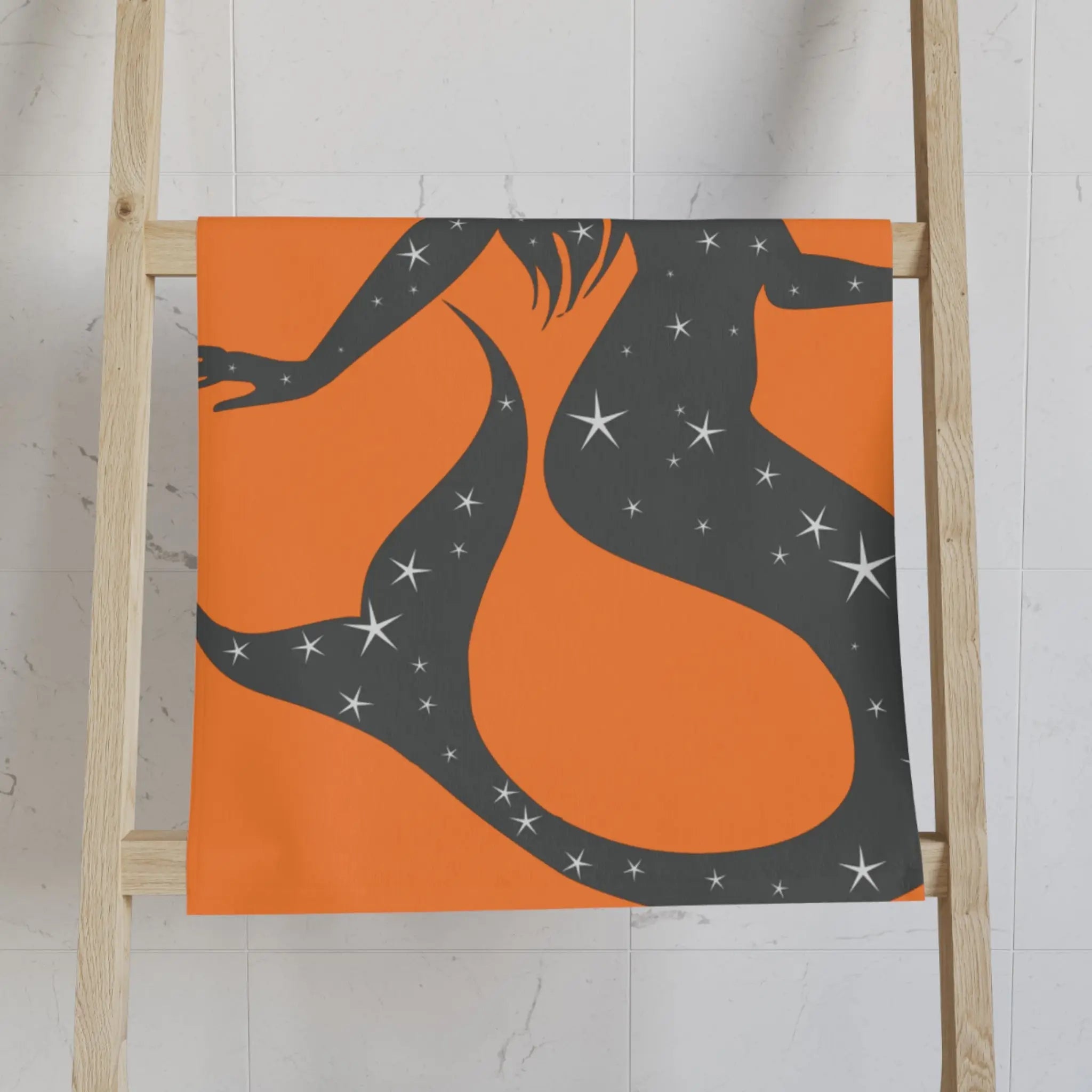 Mermaid Star Orange Crusta Cum Towel