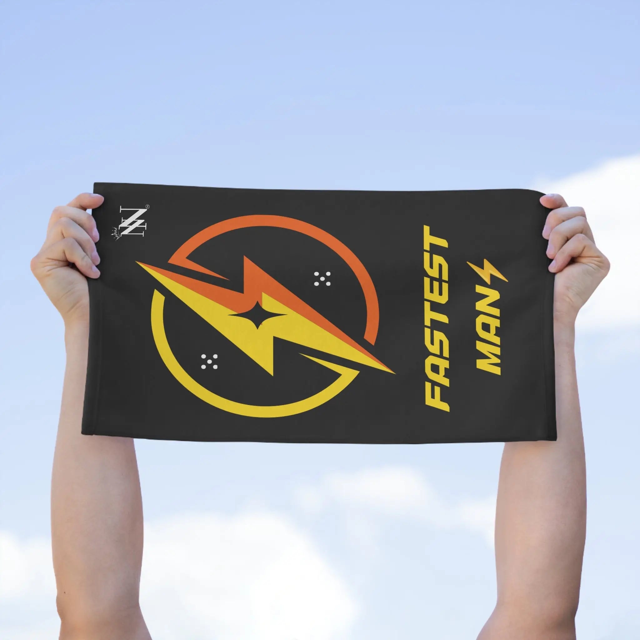 Fastest Man Lightning Bolt Sex Towel