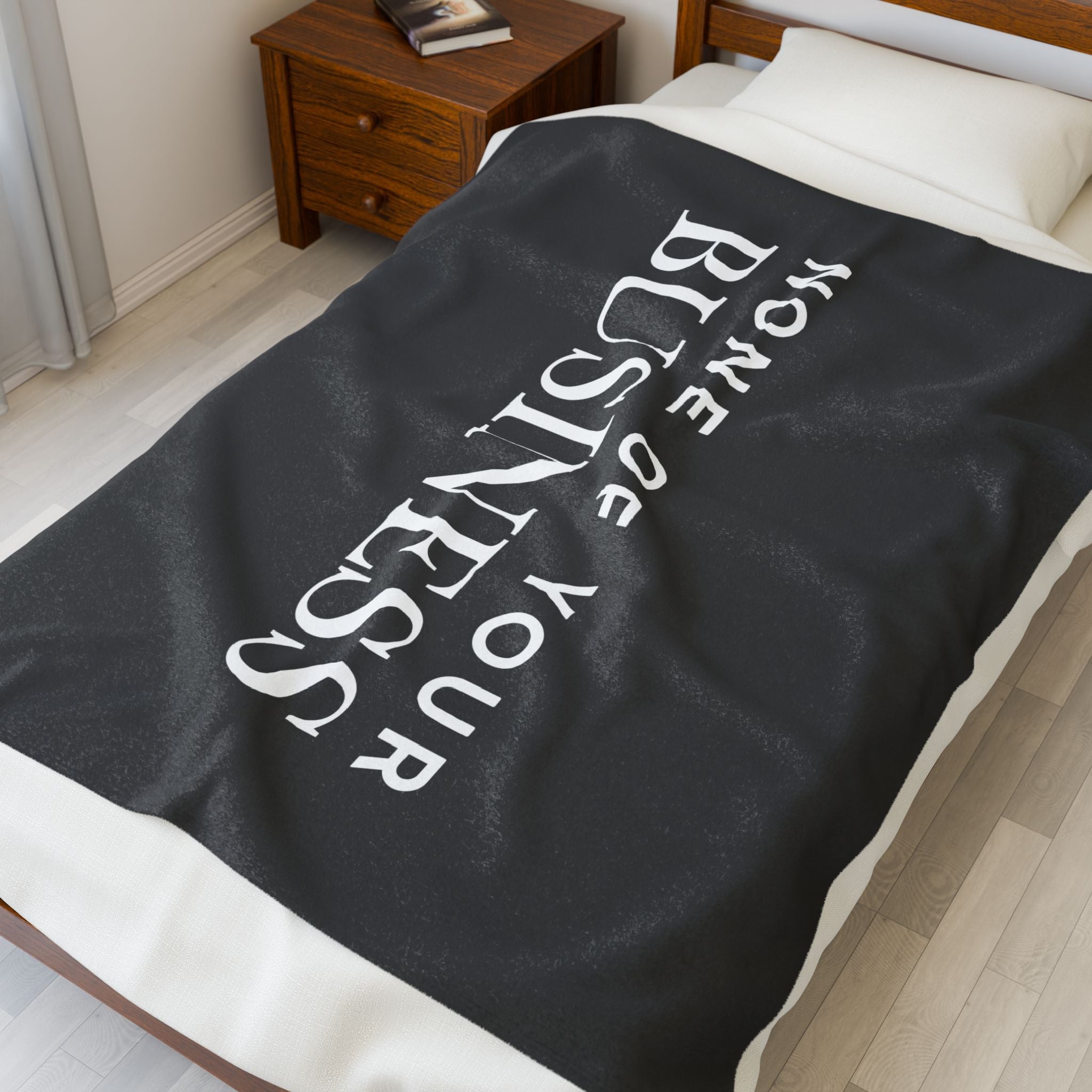 None of Your Business | Mix & Match Fun-Flirty Lovers’ Blankets