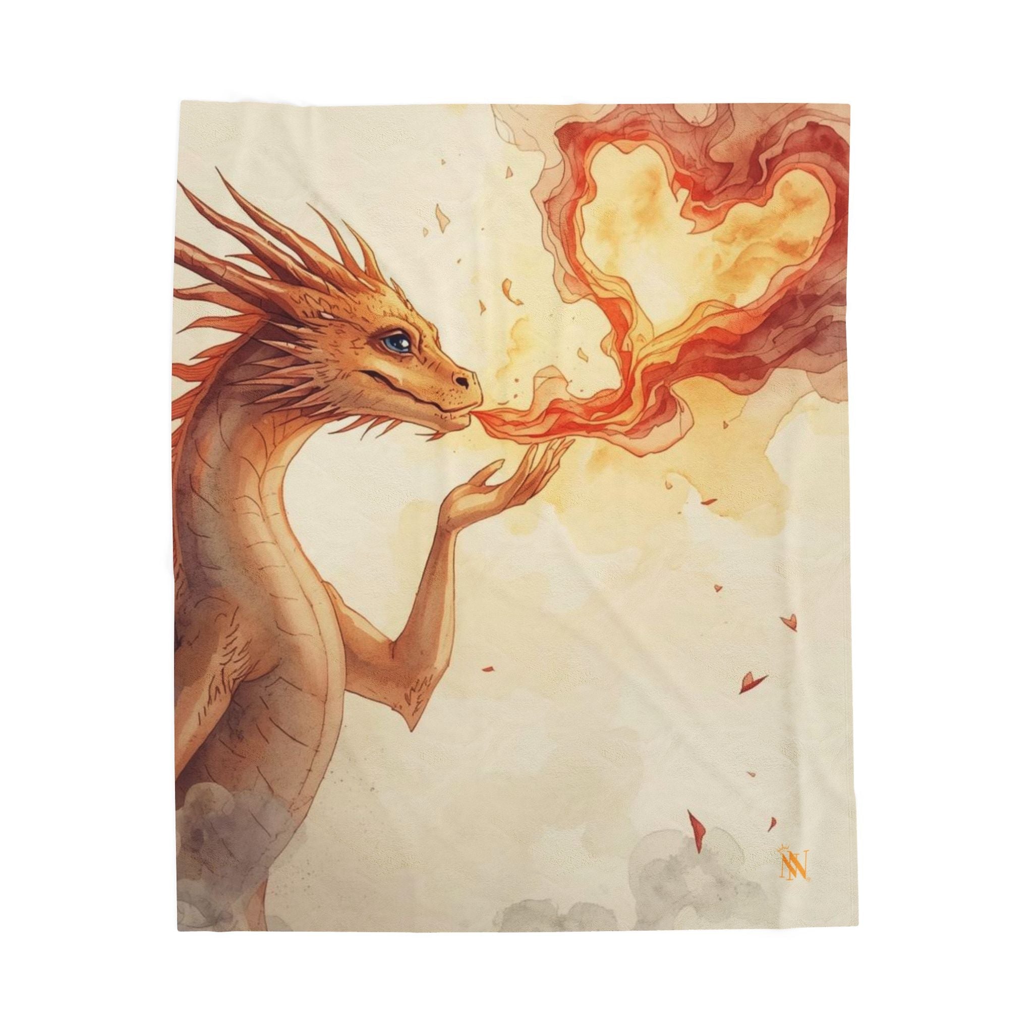 She Breathes Fire Dragon Fantasy | Mix & Match Soft Fun-Flirty Lovers’ Blankets