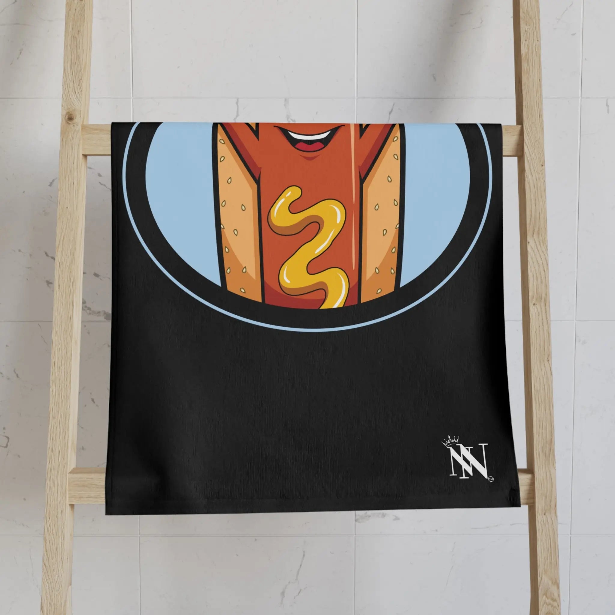Super Weenie Black | Mix & Match Original Fun-Flirty Lovers’ Towels