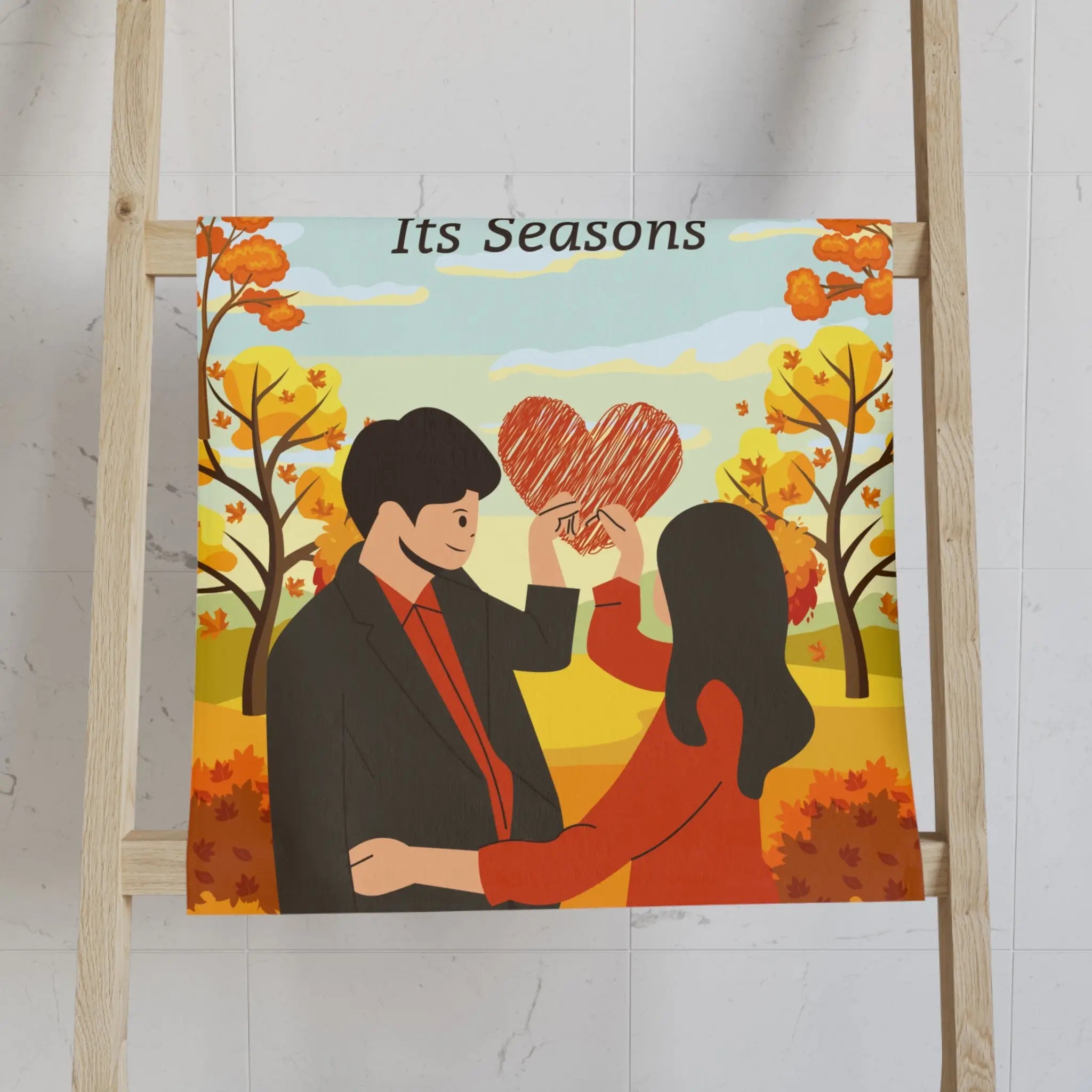 Love in All Its Seasons | Mix & Match Original Fun-Flirty Lovers’ Towels