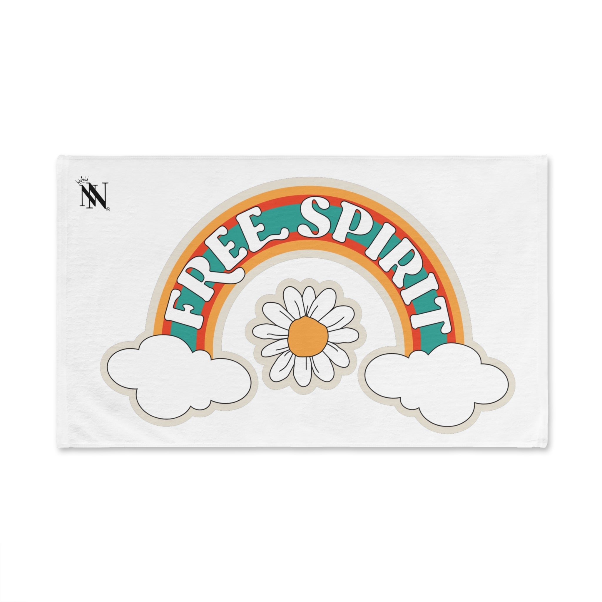 Free Spirit Retro Sticker Cum Towel