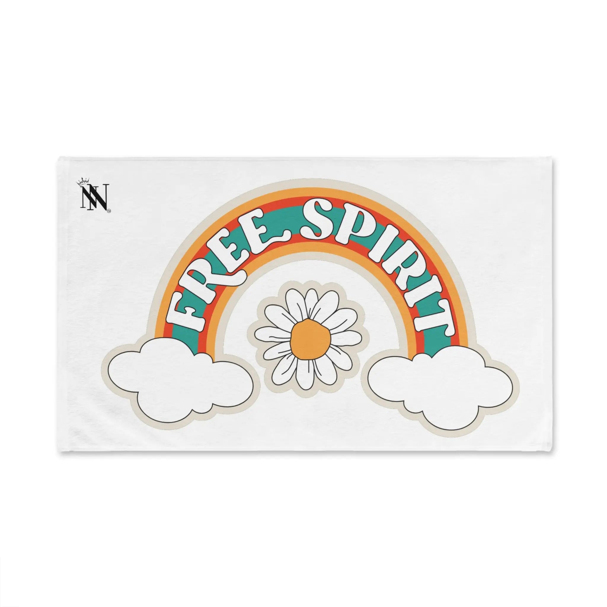 Free Spirit Retro Sticker Cum Towel