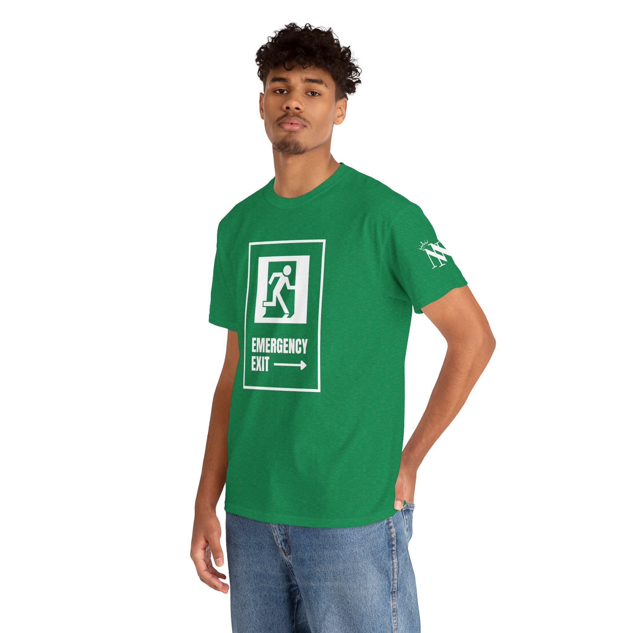 Emergency Exit | Mix & Match Cotton Unisex Fun-Flirty Lovers’ T-Shirts