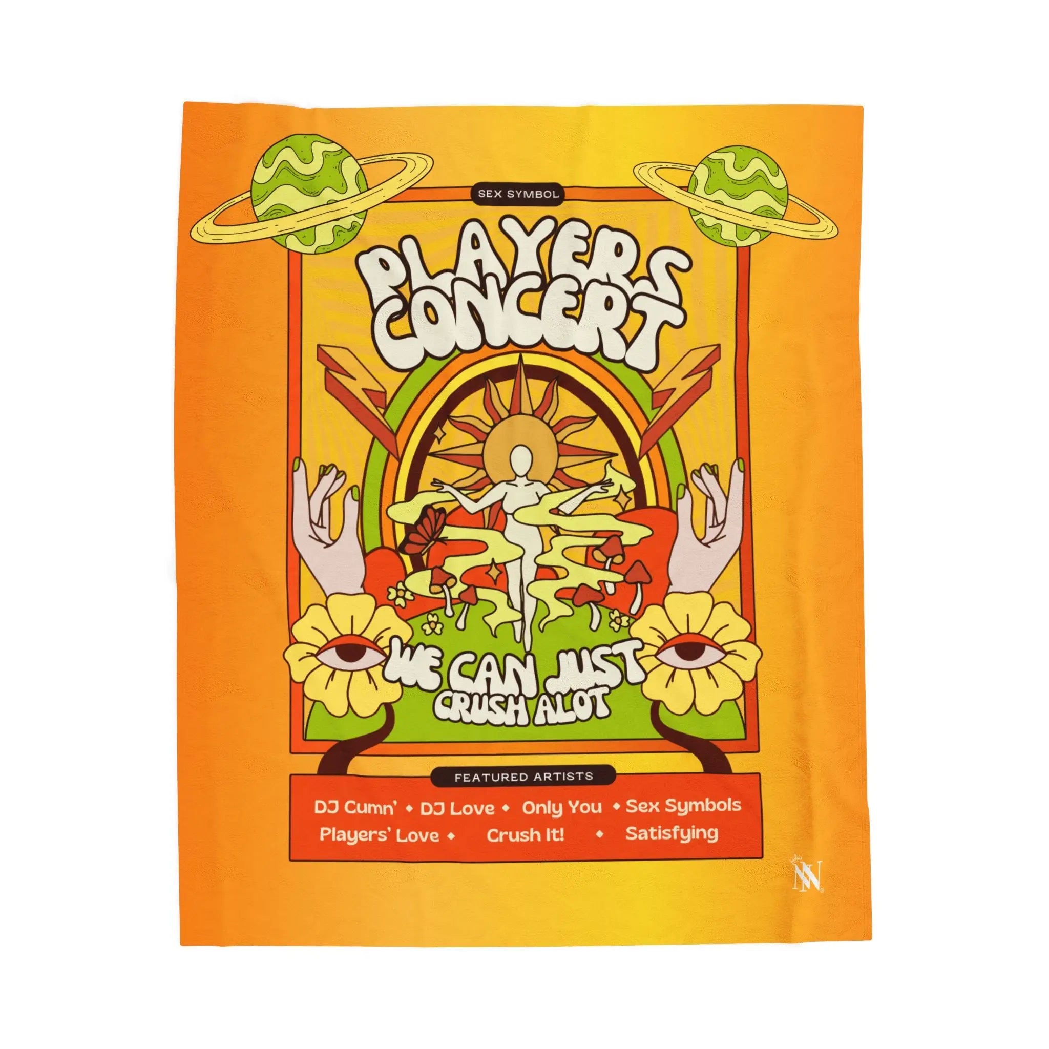 Psychedelic Players Concert Blanket