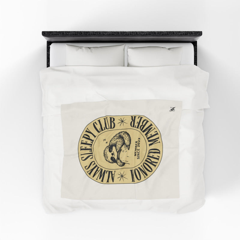 Always Sleepy Club Sloth | Mix & Match Soft Fun-Flirty Lovers’ Blankets