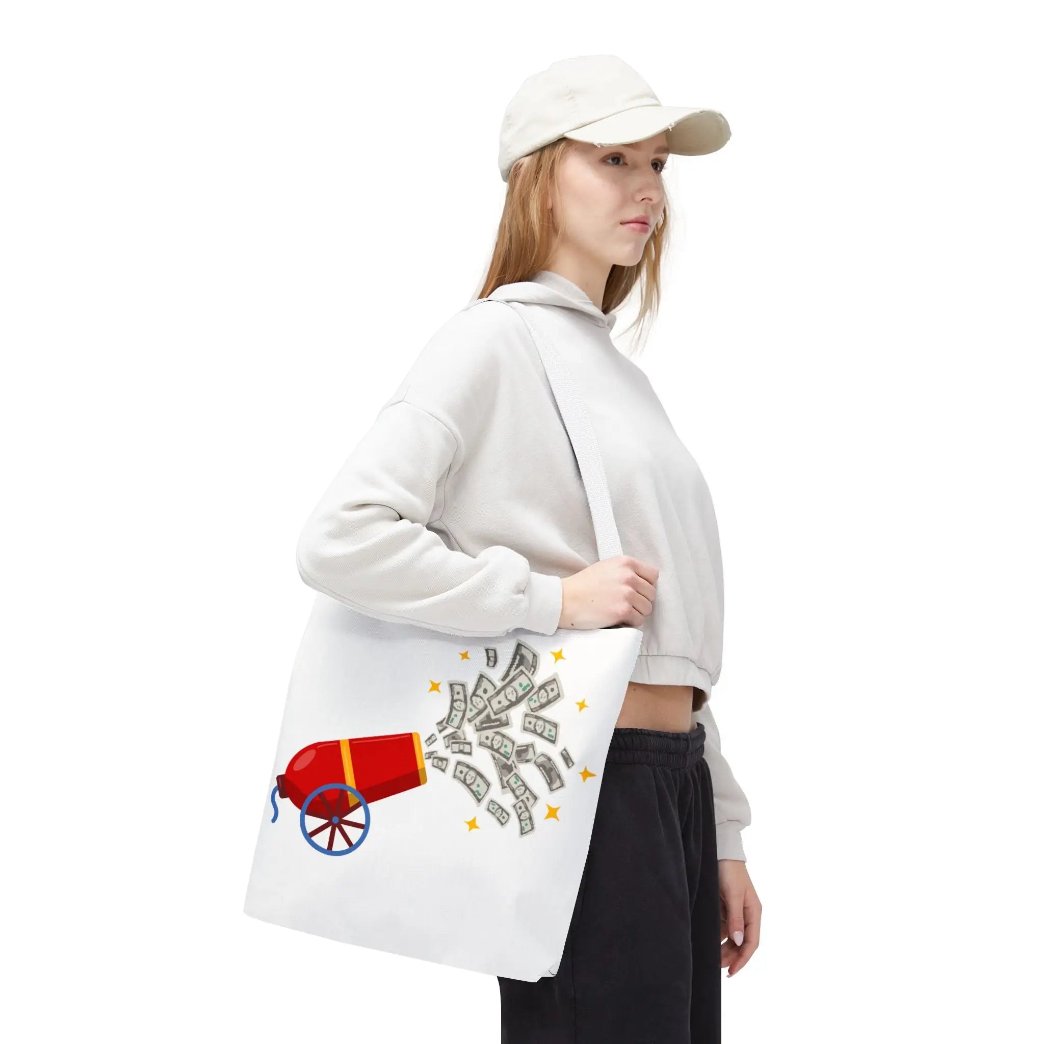 Money Shot Cannon Emoji | Mix & Match Fun-Flirty Lovers’ Totes