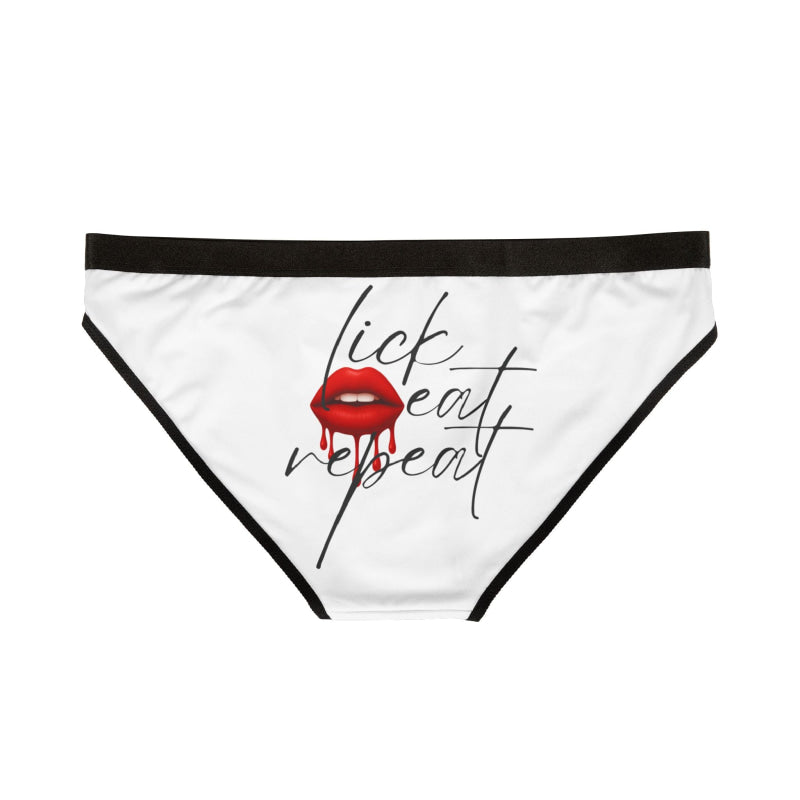 Lick Eat Repeat | Mix & Match Women’s Fun-Flirty Lovers’ Panties