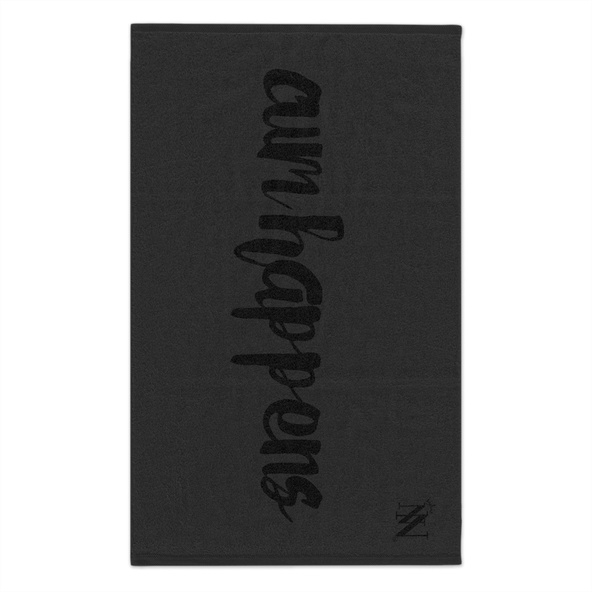 Cum Happens Dark Grey | Mix & Match Soft Fun-Flirty Lovers’ Towels