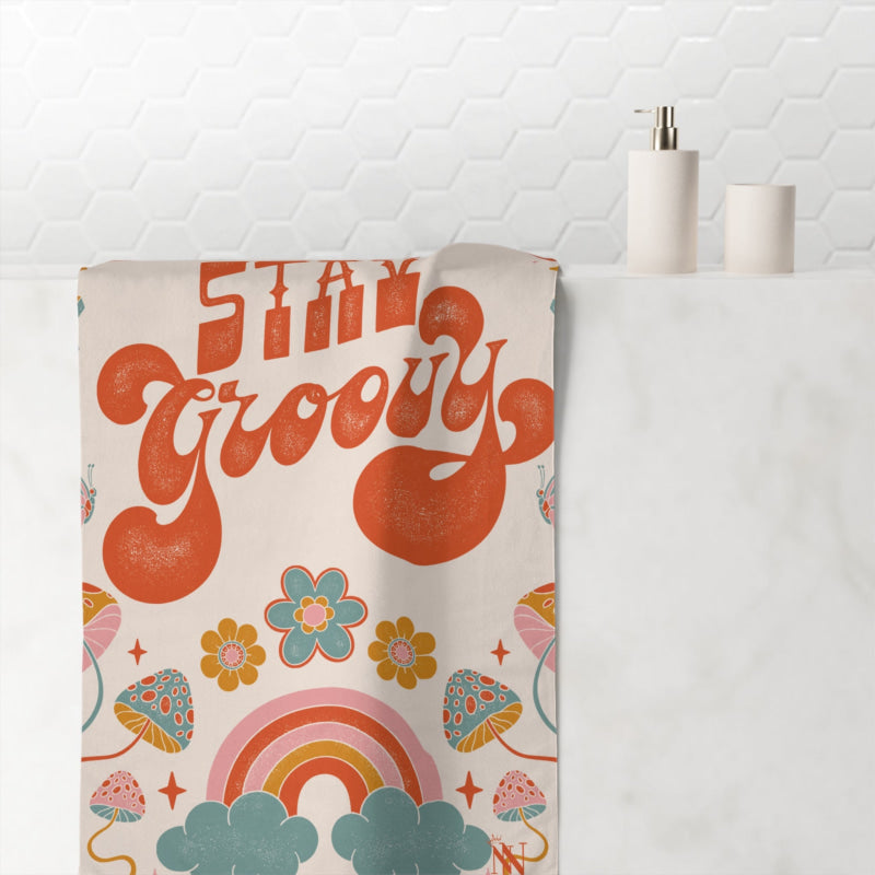 Stay Groovy Vintage Boho | Mix & Match XL Fun-Flirty Lovers’ Towels